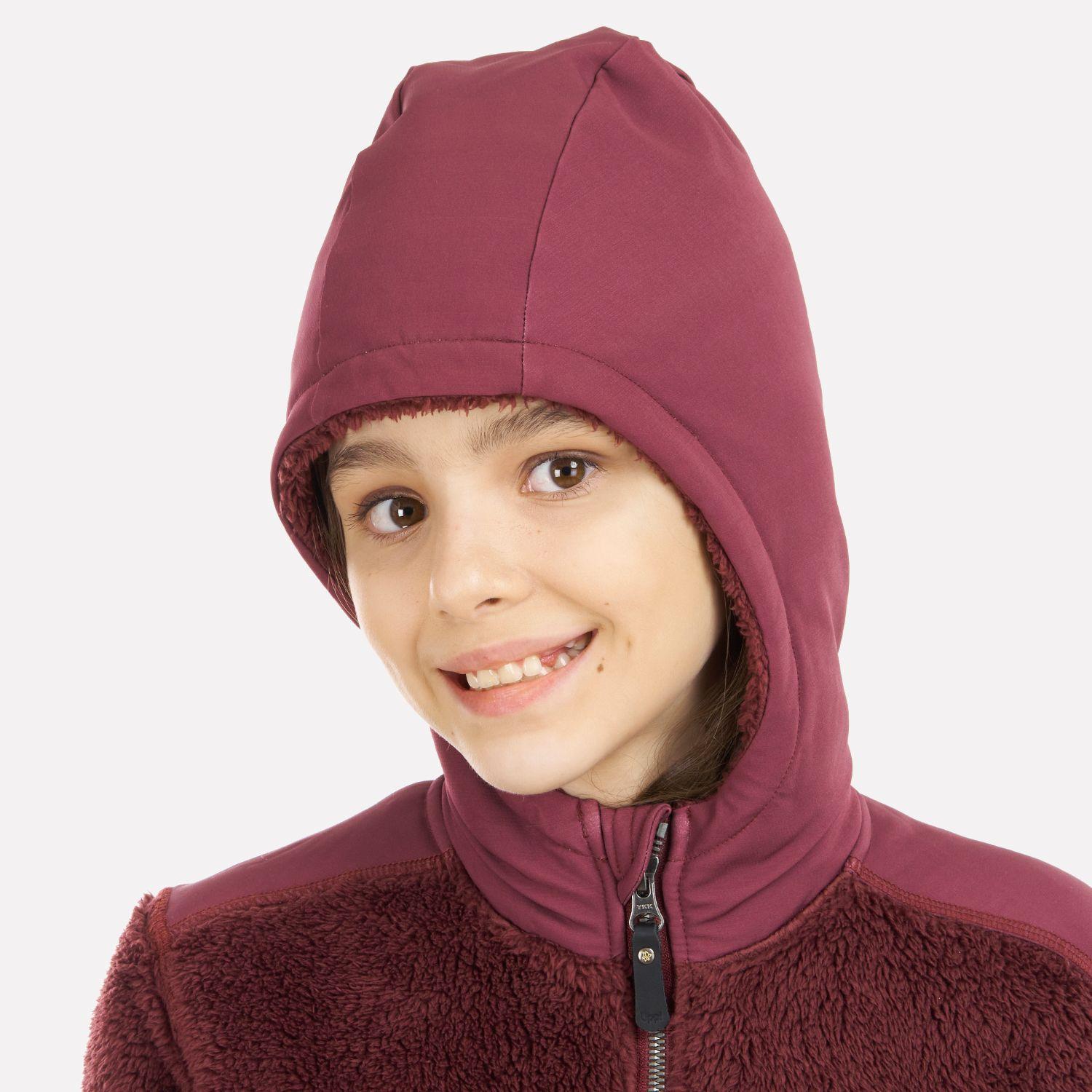 Chaqueta Teen Girl Bear Shaggy-Pro Hoody Jacket Burdeo Lippi-3