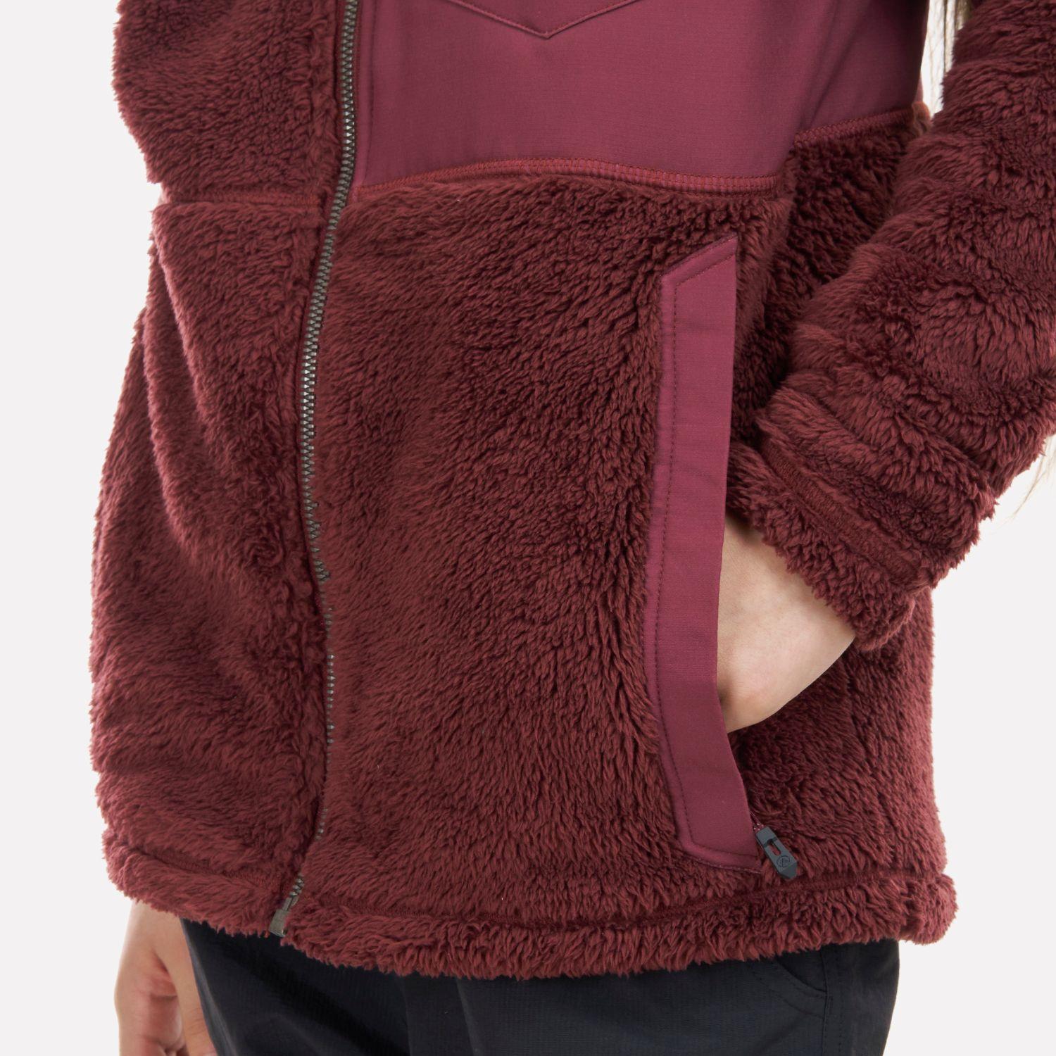 Chaqueta Teen Girl Bear Shaggy-Pro Hoody Jacket Burdeo Lippi-4