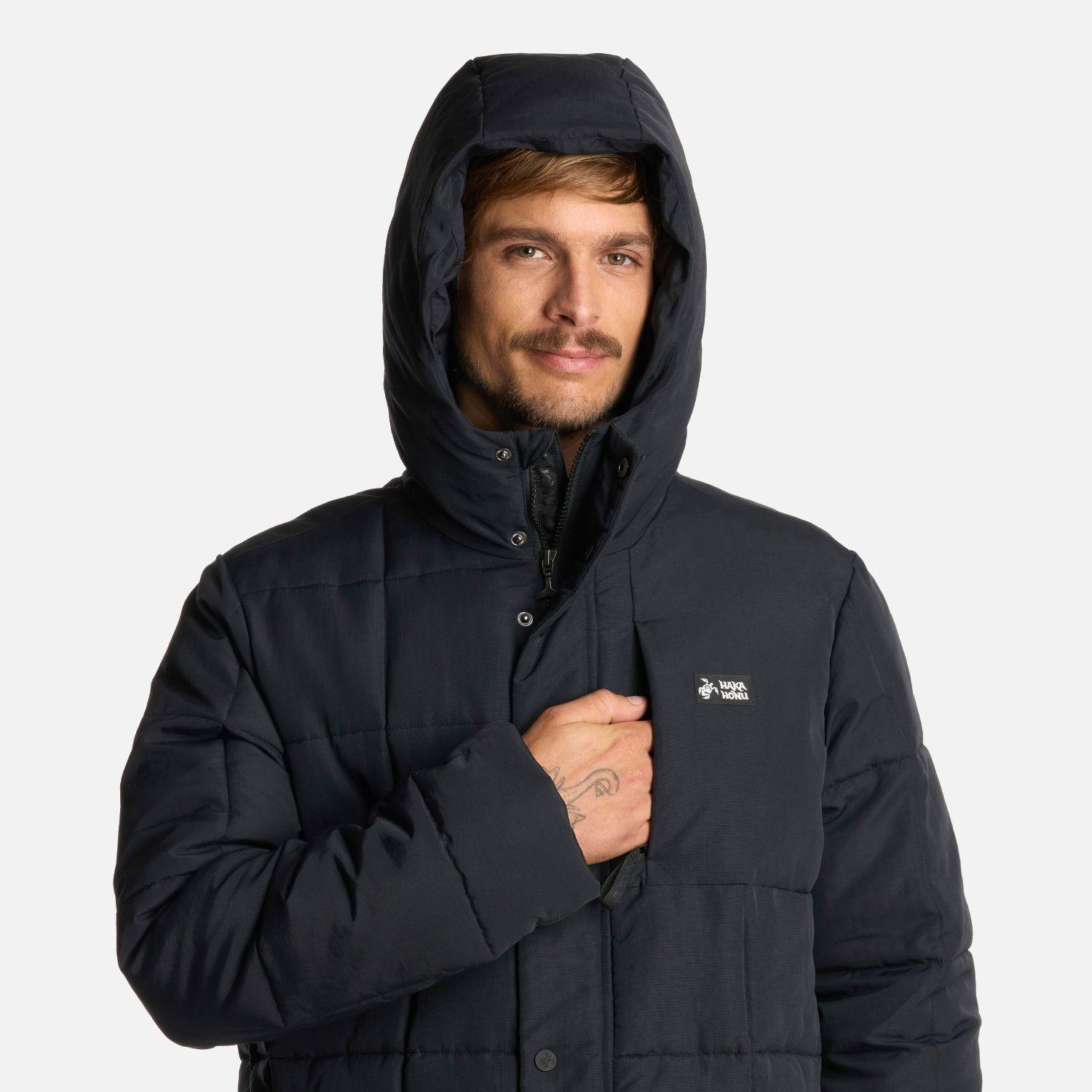 Chaqueta Hombre Aislado Negro Haka Honu I25-3