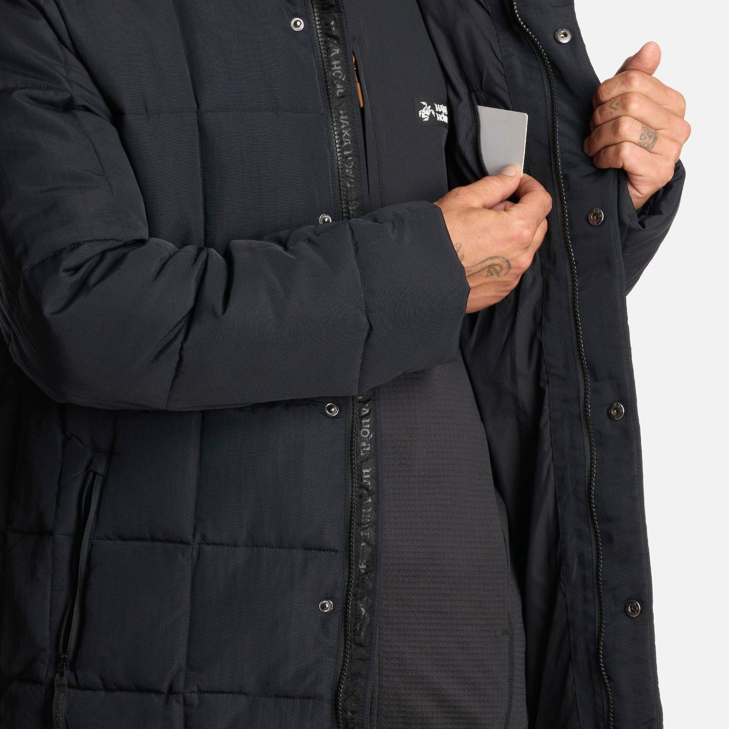 Chaqueta Hombre Aislado Negro Haka Honu I25-6