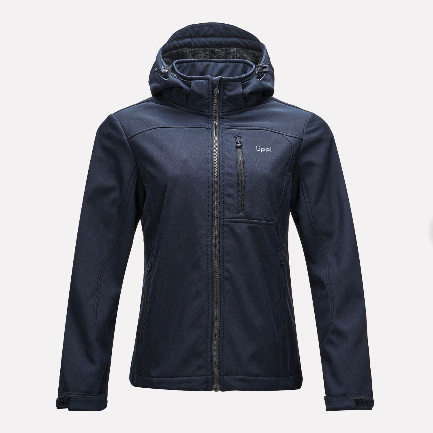 Chaqueta Mujer Macaya Softshell Hoody Jacket Azul Marino Lippi V23-0