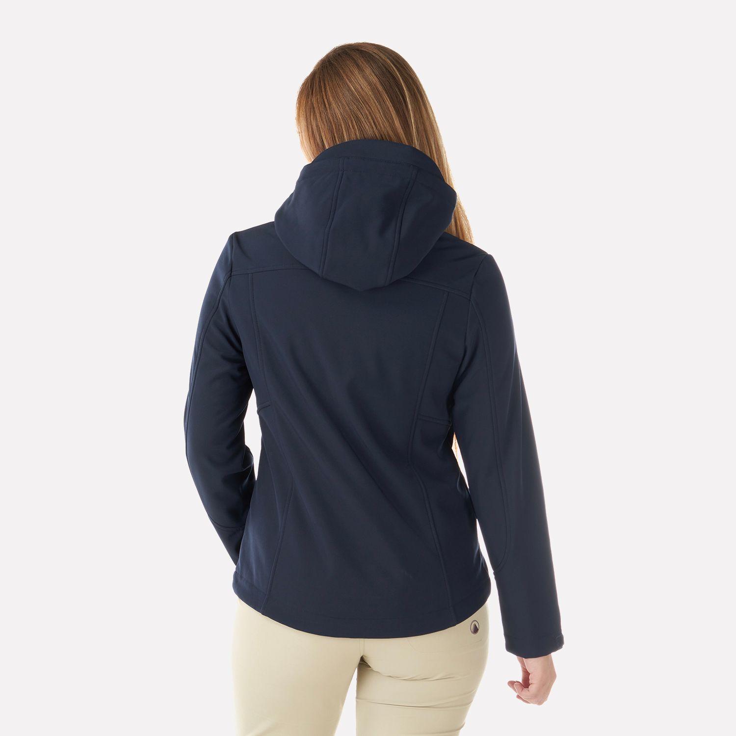 Chaqueta Mujer Macaya Softshell Hoody Jacket Azul Marino Lippi-2