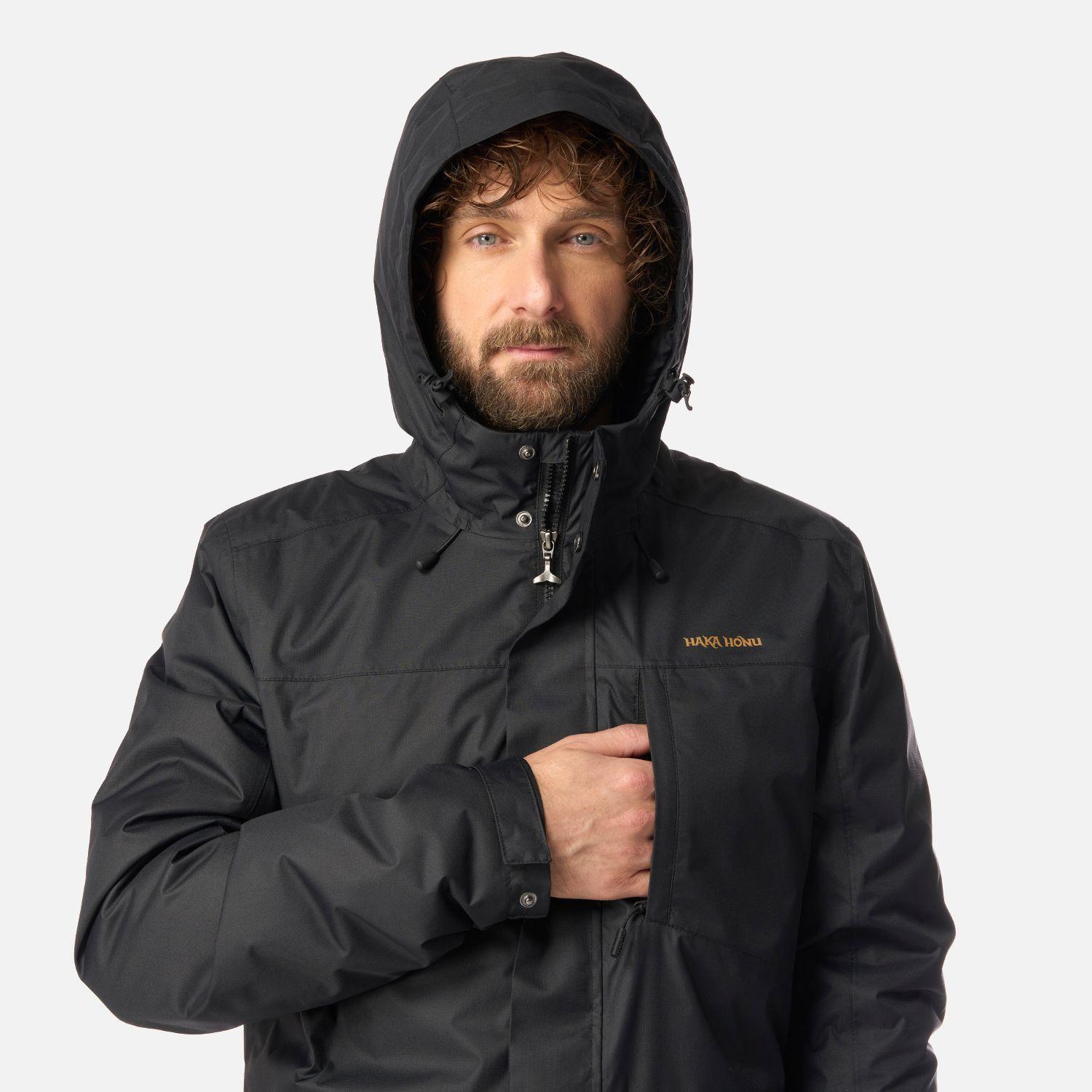 Chaqueta Hombre Terranova Negro Haka Honu I26-3