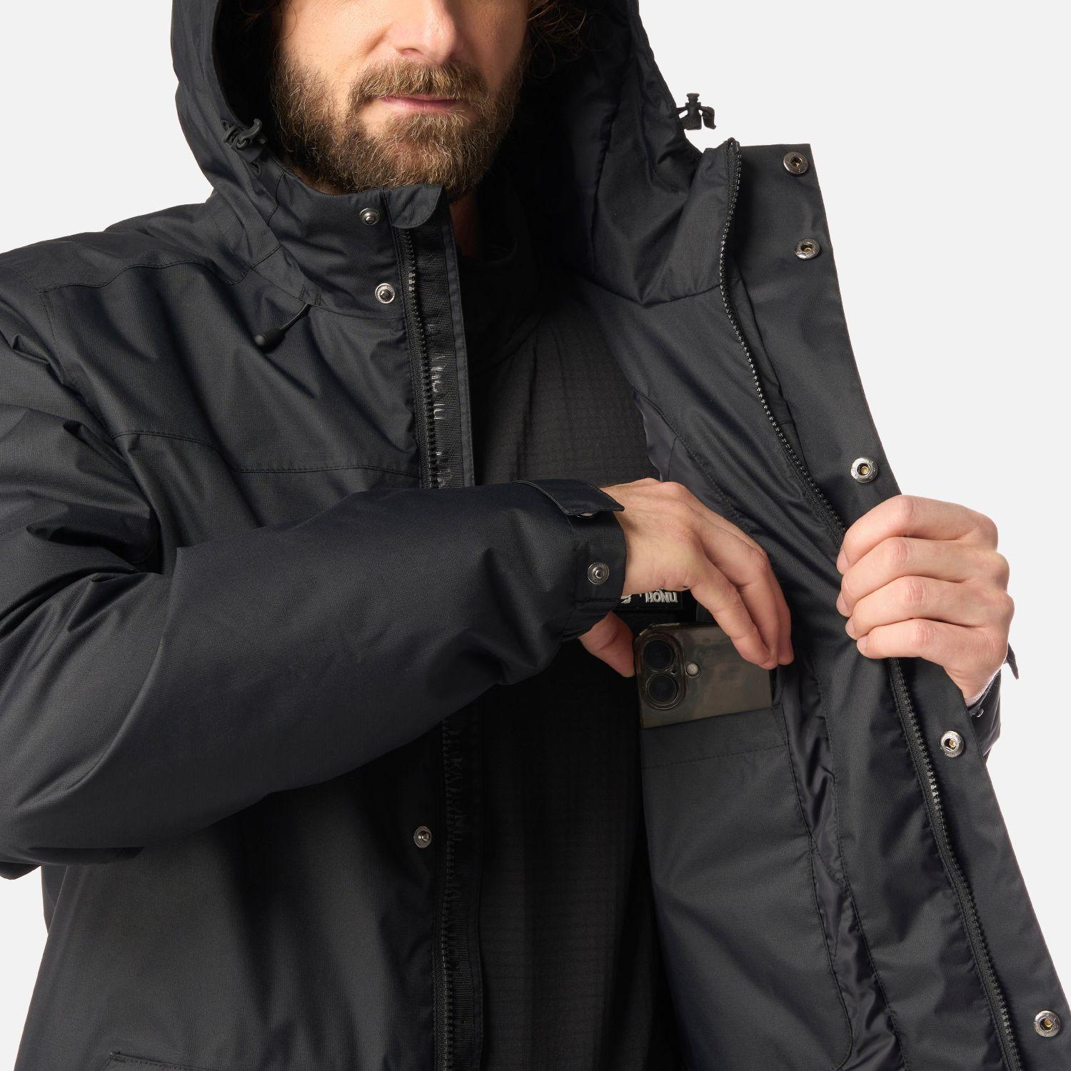 Chaqueta Hombre Terranova Negro Haka Honu I26-7