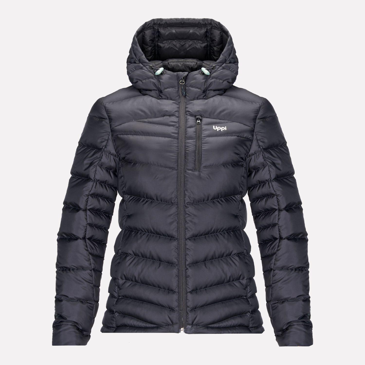 Chaqueta Mujer Bazpur Down Hoody Jacket Negro Lippi I23-0