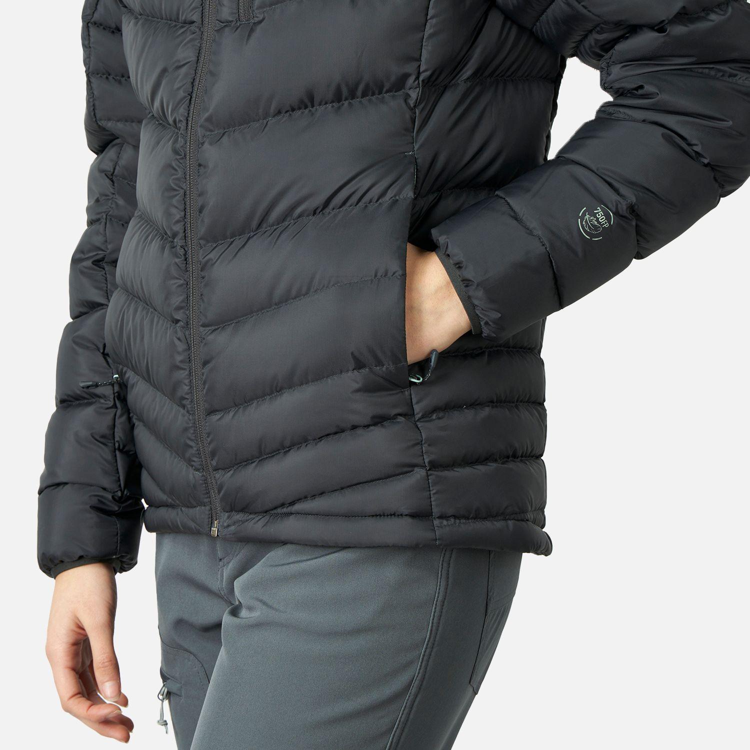 Chaqueta Mujer Bazpur Down Hoody Jacket Negro Lippi I23-5