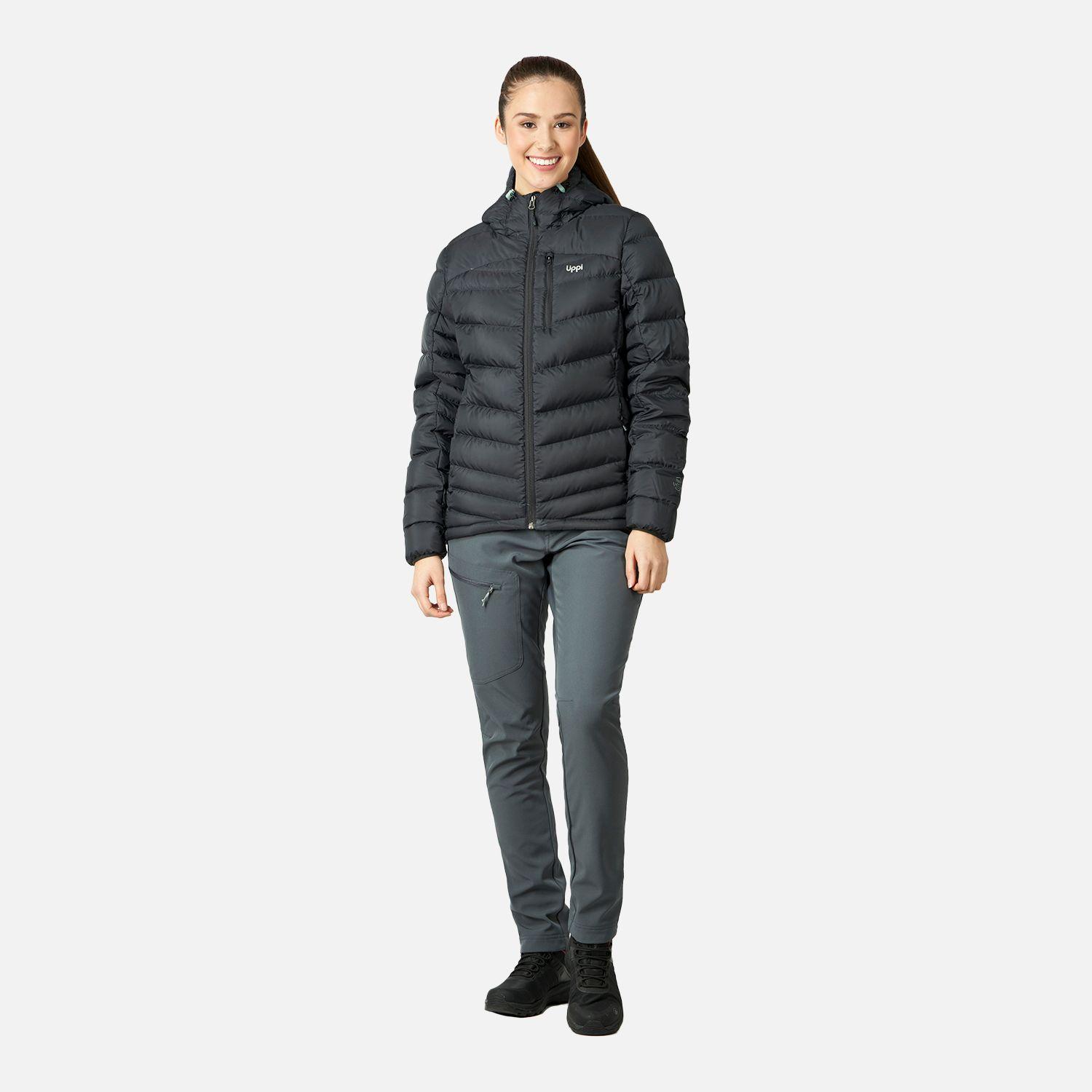 Chaqueta Mujer Bazpur Down Hoody Jacket Negro Lippi I23-6