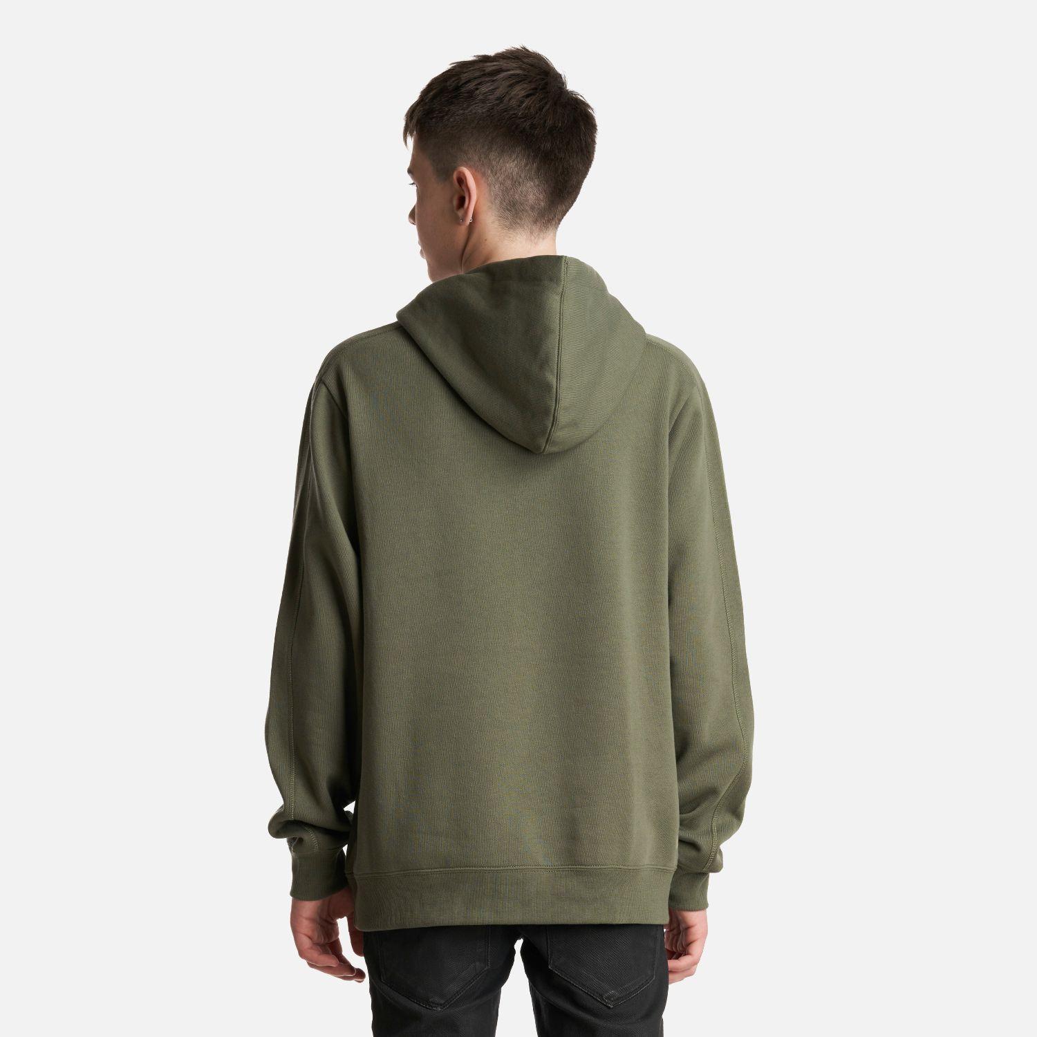 Poleron Teen Boy Ulmo Mid Point Hoody Sweatshirt Verde Musgo Lippi-3