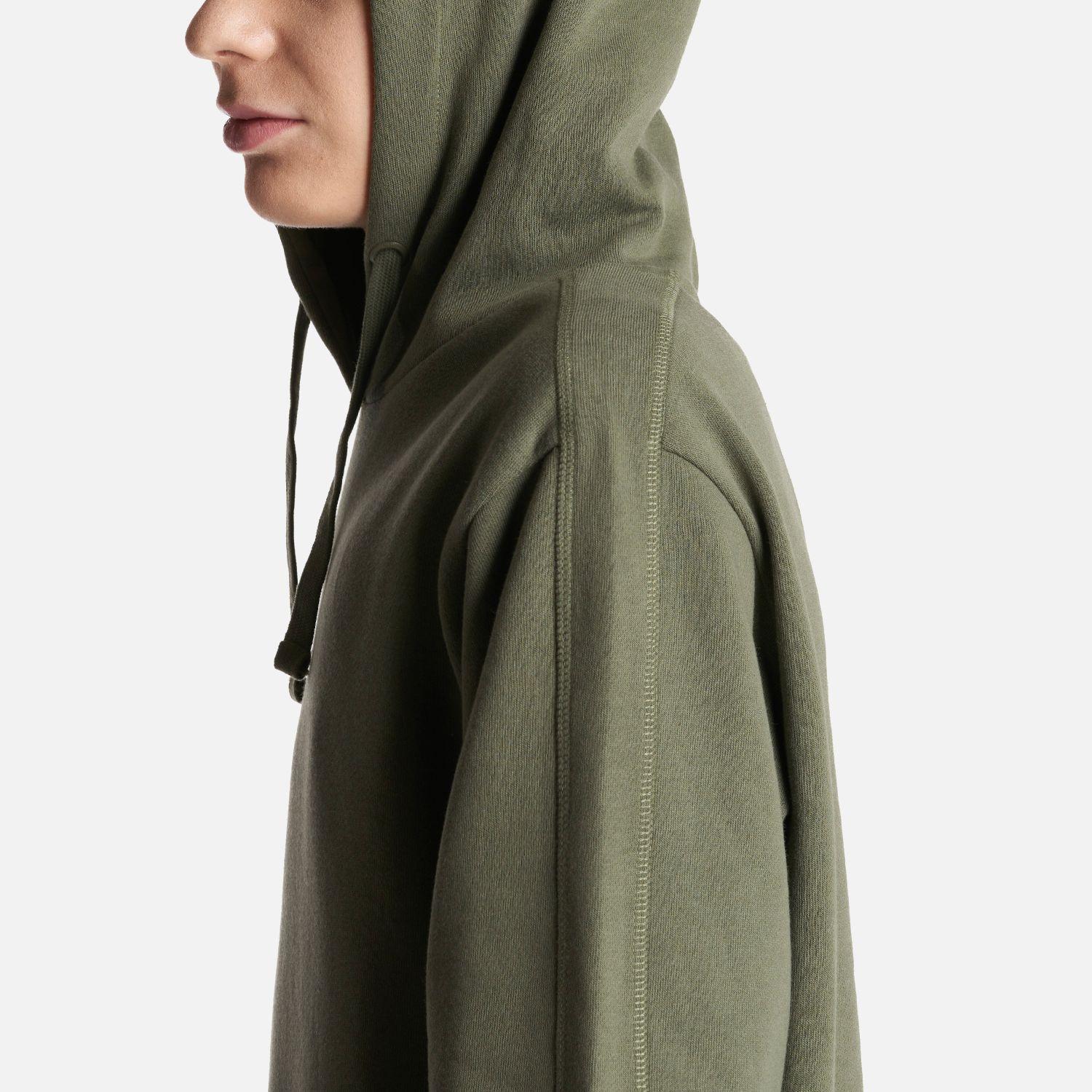 Poleron Teen Boy Ulmo Mid Point Hoody Sweatshirt Verde Musgo Lippi-5