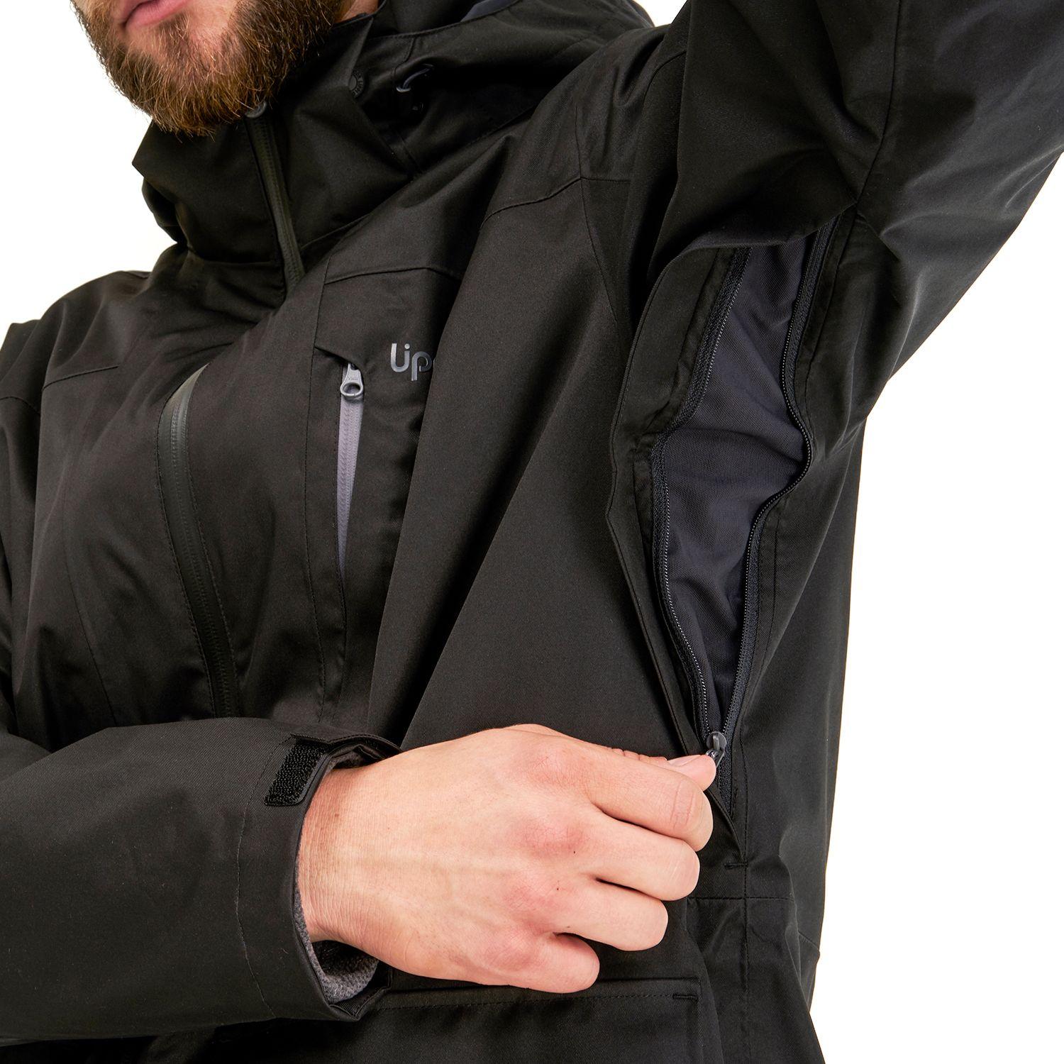 Chaqueta Hombre Tres Cruces Fusion-3 Hoody Jacket Negro Negro Lippi-5