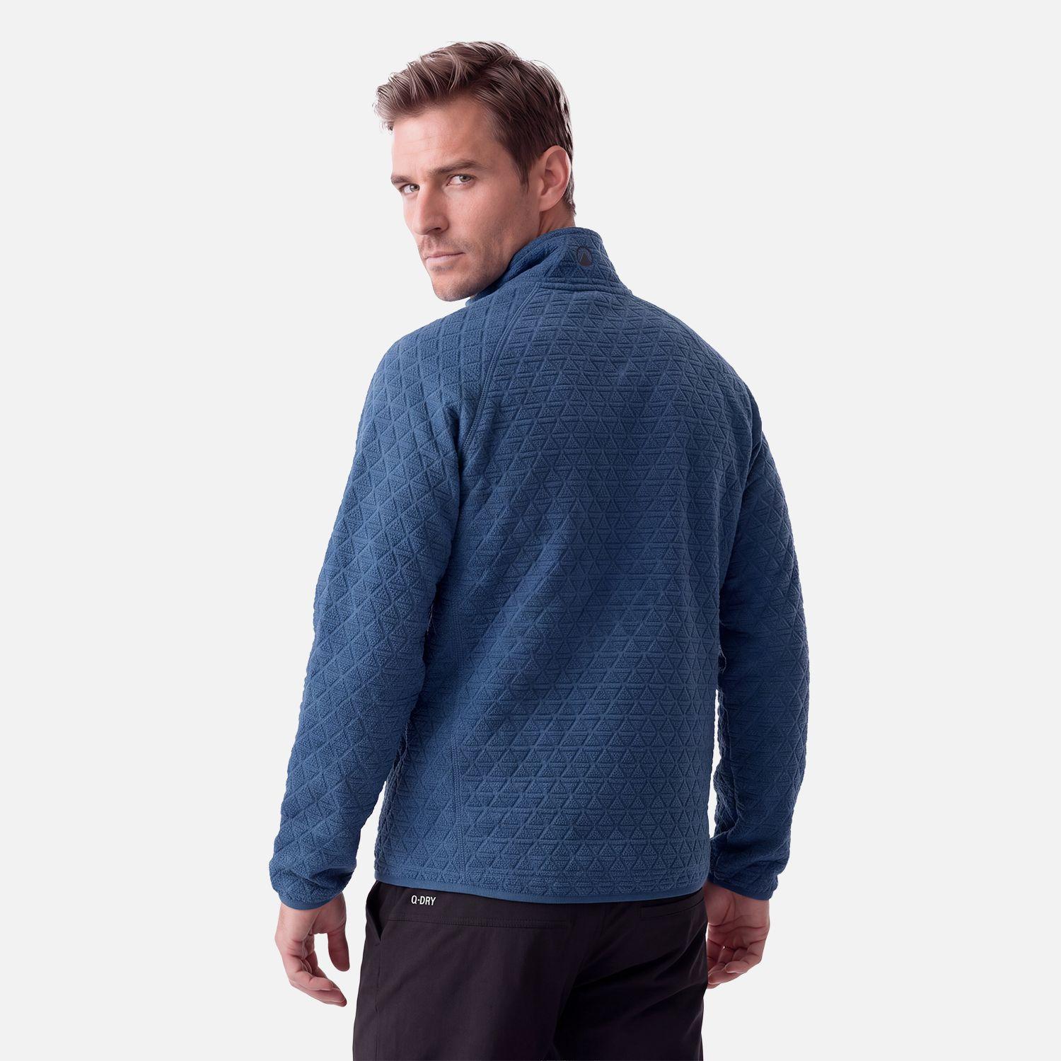 Polerón Hombre Jacaranda Nano-F 1/4 Zip Azul Oscuro Lippi V27-1