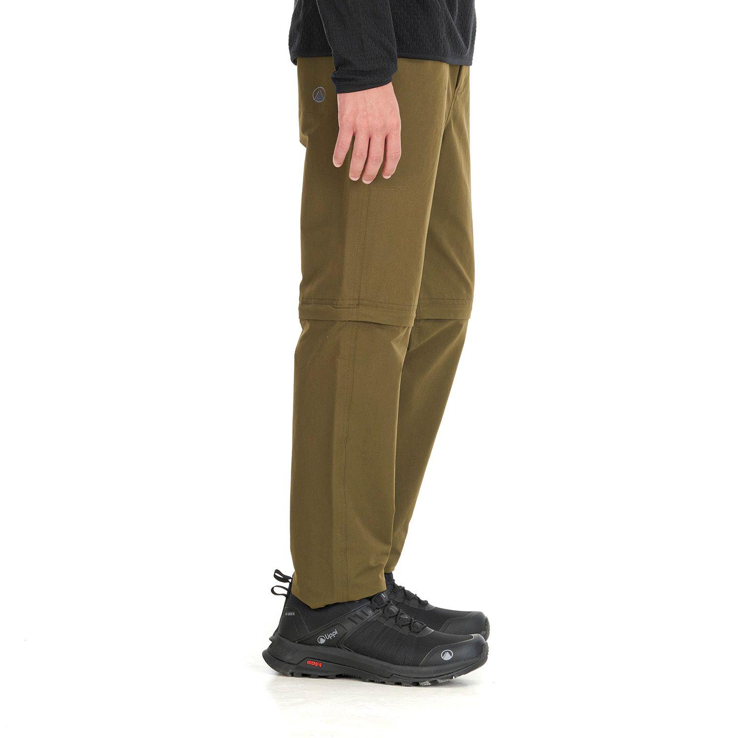 Pantalon Teen Boy Enduring Mix-2 Q-Dry Pants Oliva Oscuro Lippi-3