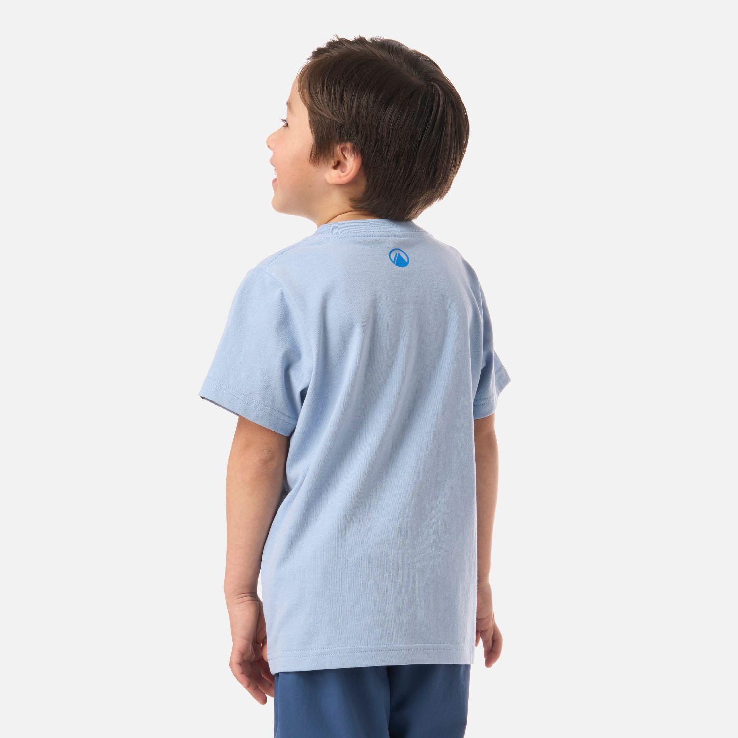 Polera Niño Logo Lippi T-shirt Celeste Oscuro Lippi V26-1