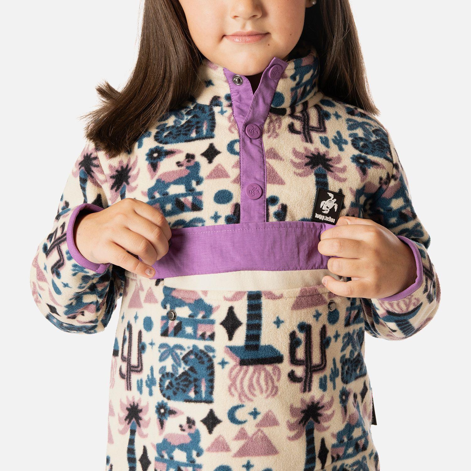 Polar Niña Tokerau Poki Print Crema Haka Honu-3