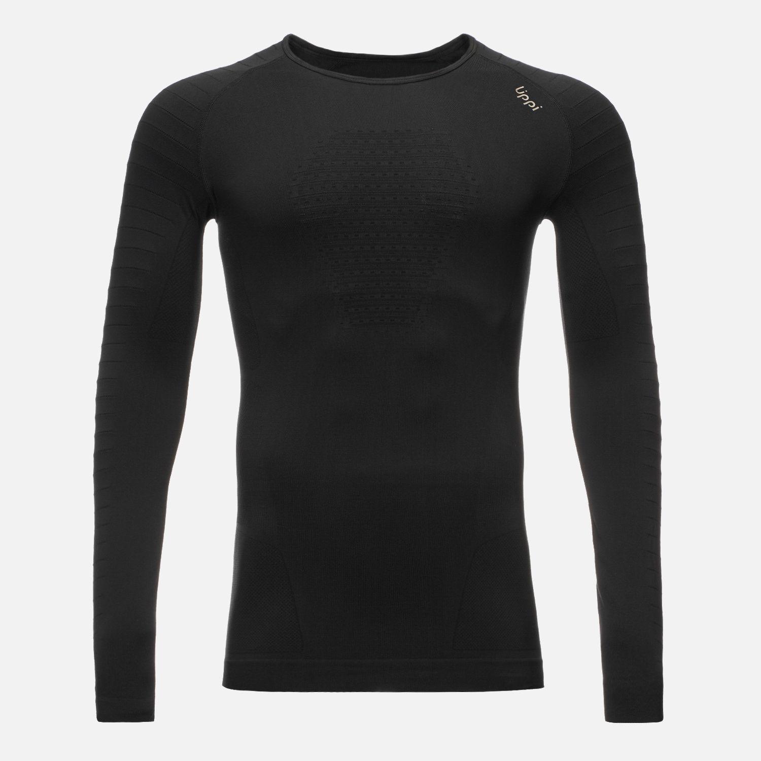 Primera Capa Hombre Skintec 2000Seamless Top Negro Lippi V25-8