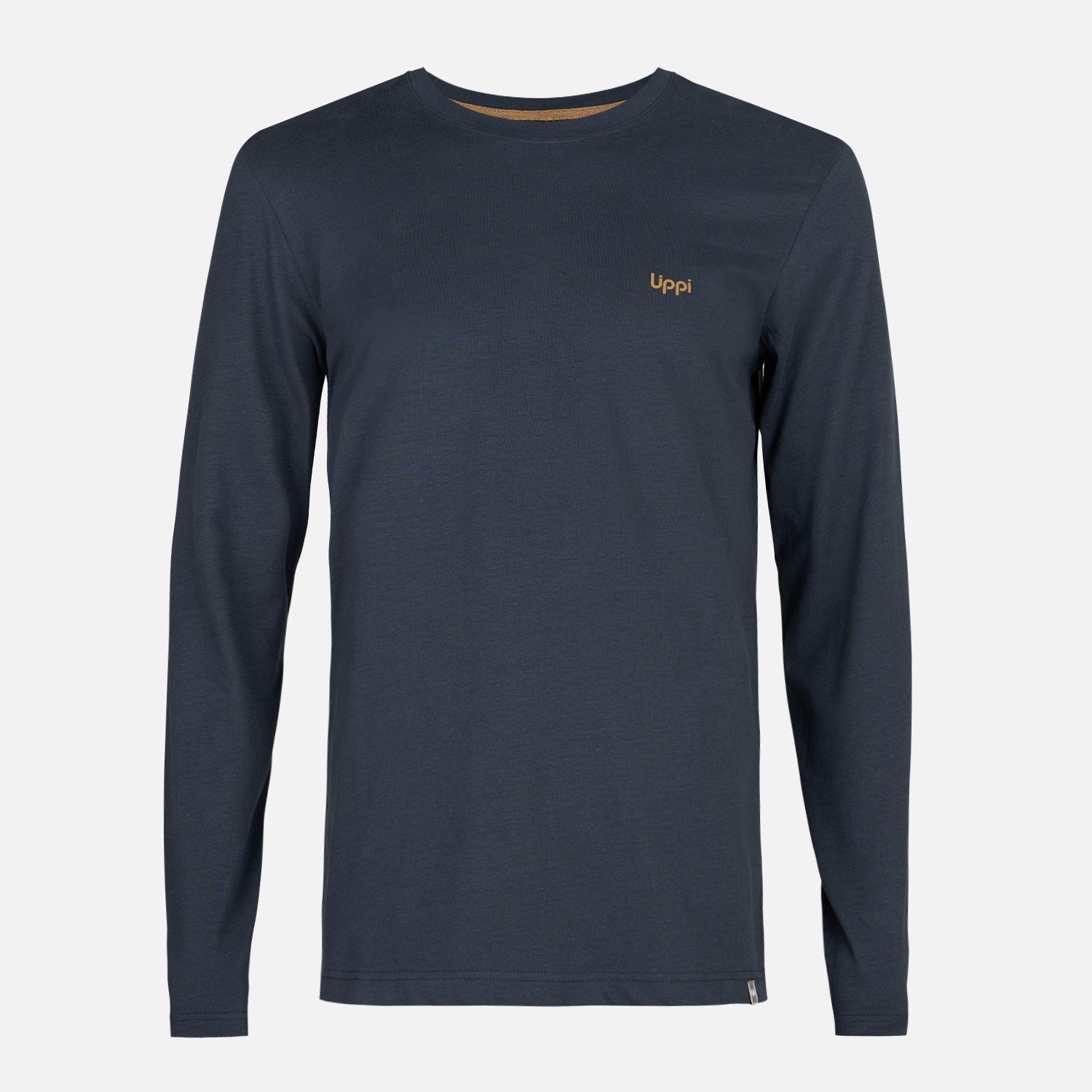 Polera Hombre Ulmo Long Sleeve T-Shirt Azul Oscuro Lippi-0
