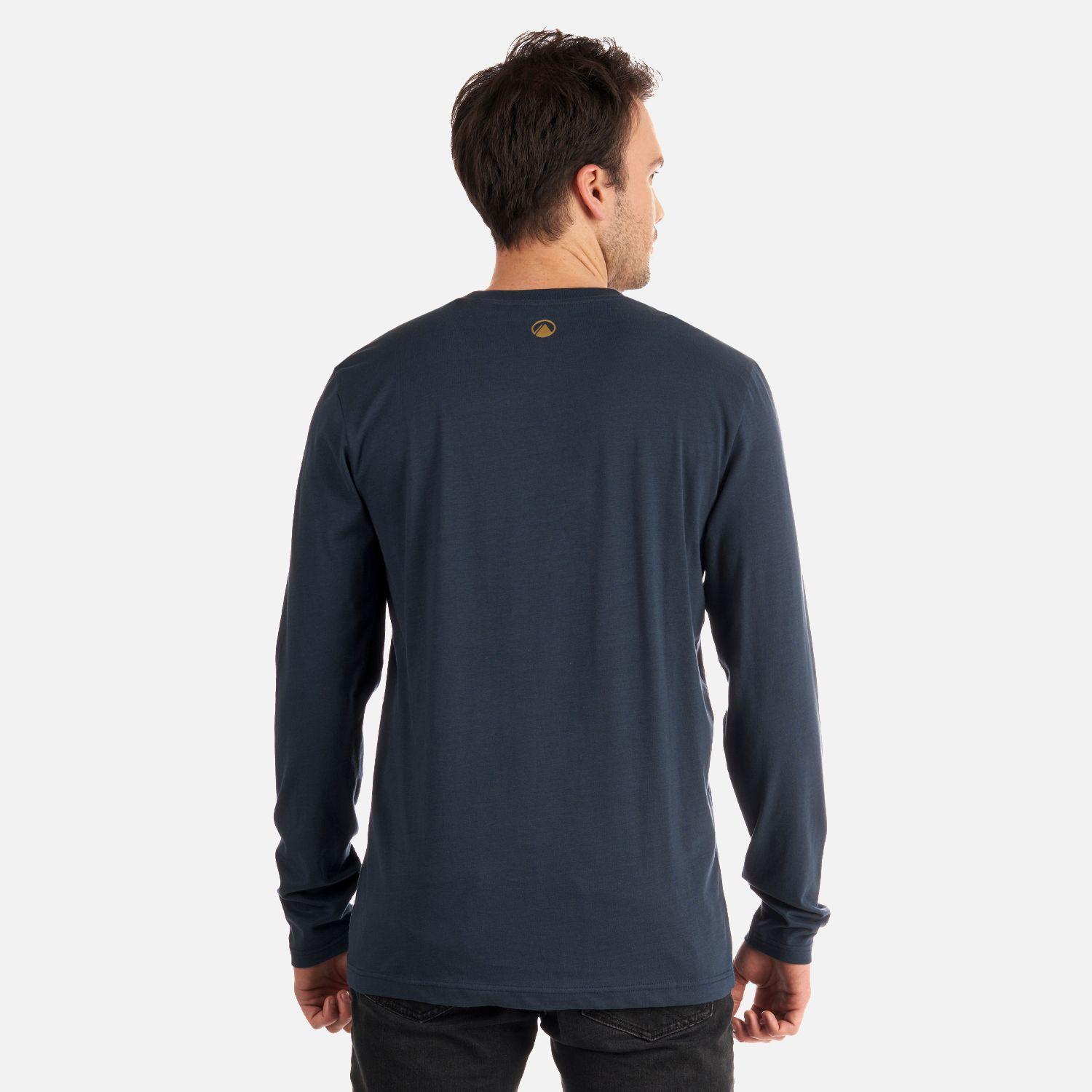 Polera Hombre Ulmo Long Sleeve T-Shirt Azul Oscuro Lippi-4