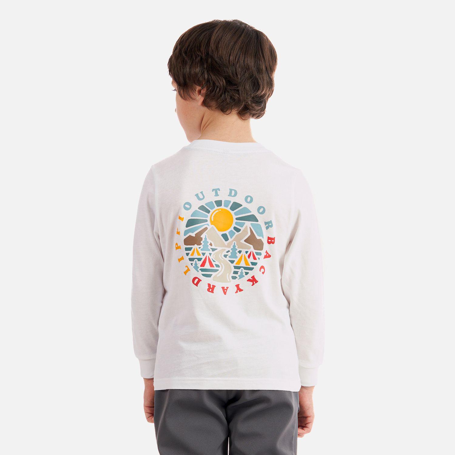 Polera Niño Aquatic Long Sleeve T-Shirt Blanco Lippi-3