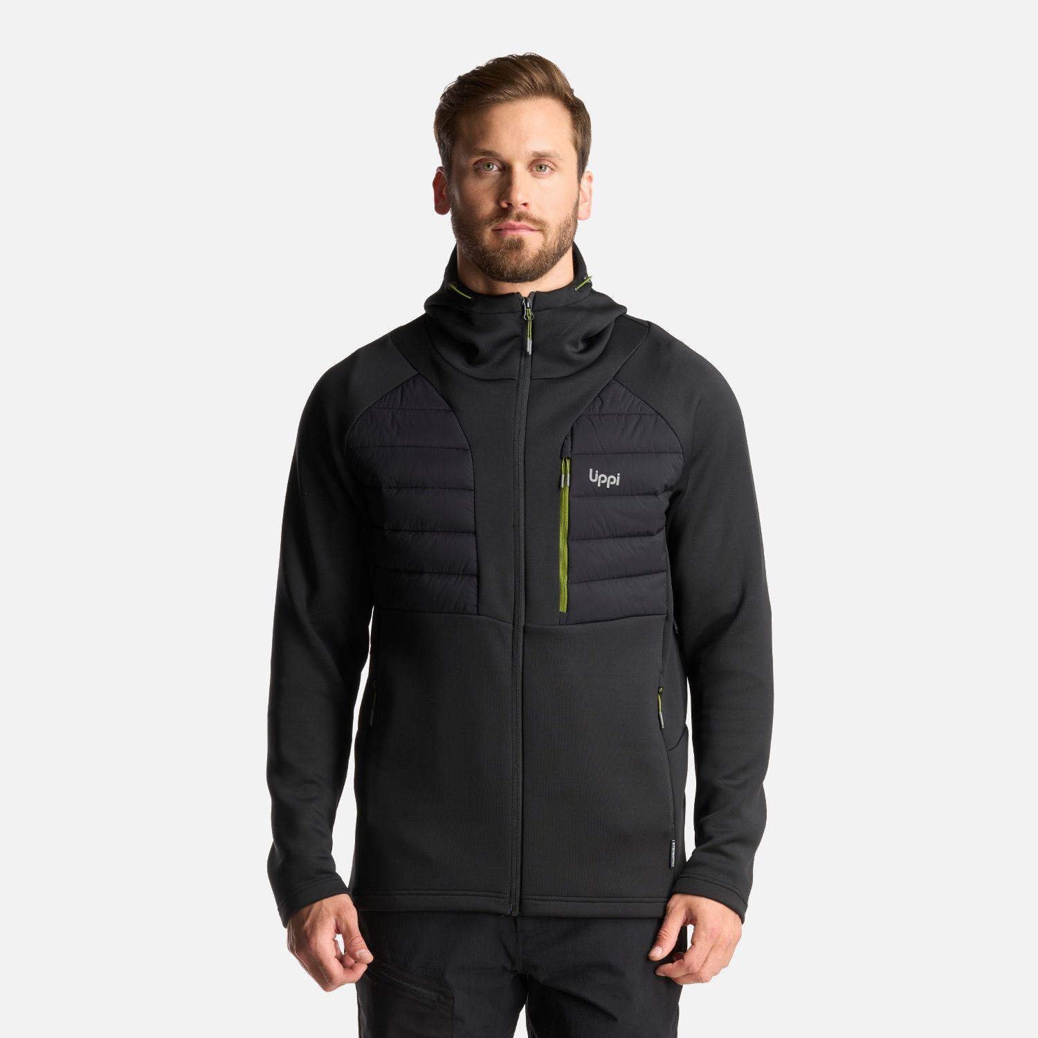 Chaqueta Hombre ColdMove WindBreaker SteamPro Hoody Jacket Negro Lippi I24-1