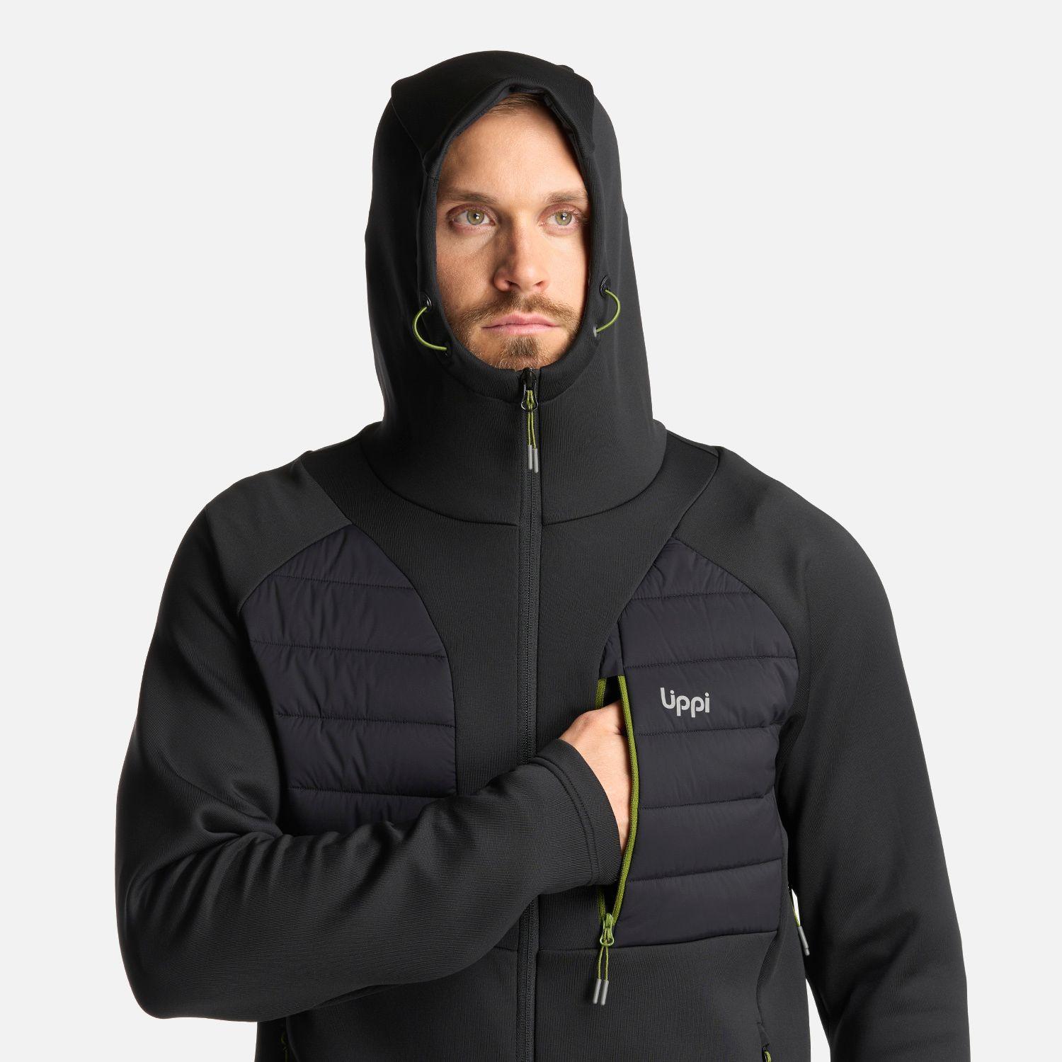 Chaqueta Hombre ColdMove WindBreaker SteamPro Hoody Jacket Negro Lippi I24-5