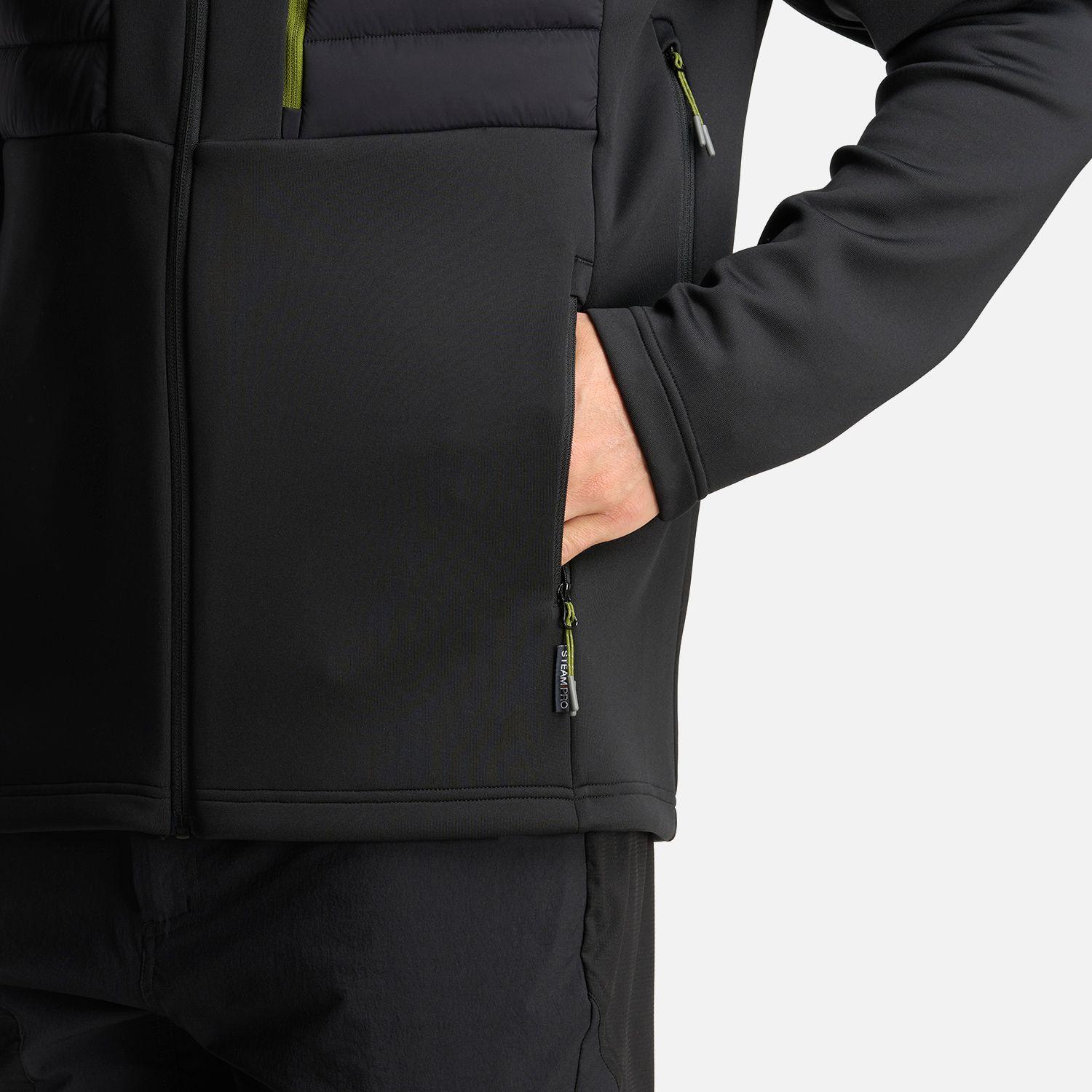 Chaqueta Hombre ColdMove WindBreaker SteamPro Hoody Jacket Negro Lippi I24-7