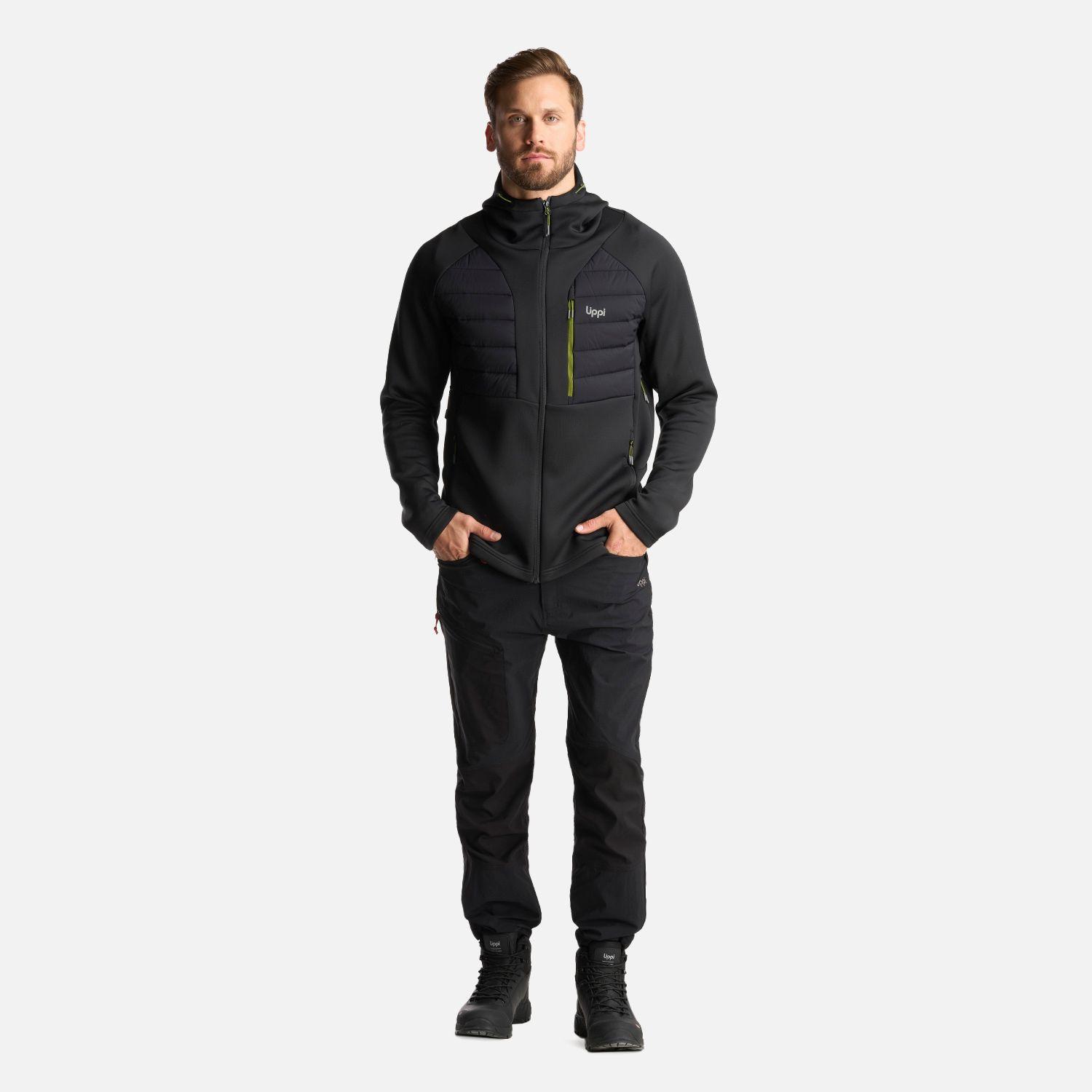 Chaqueta Hombre ColdMove WindBreaker SteamPro Hoody Jacket Negro Lippi I24-8