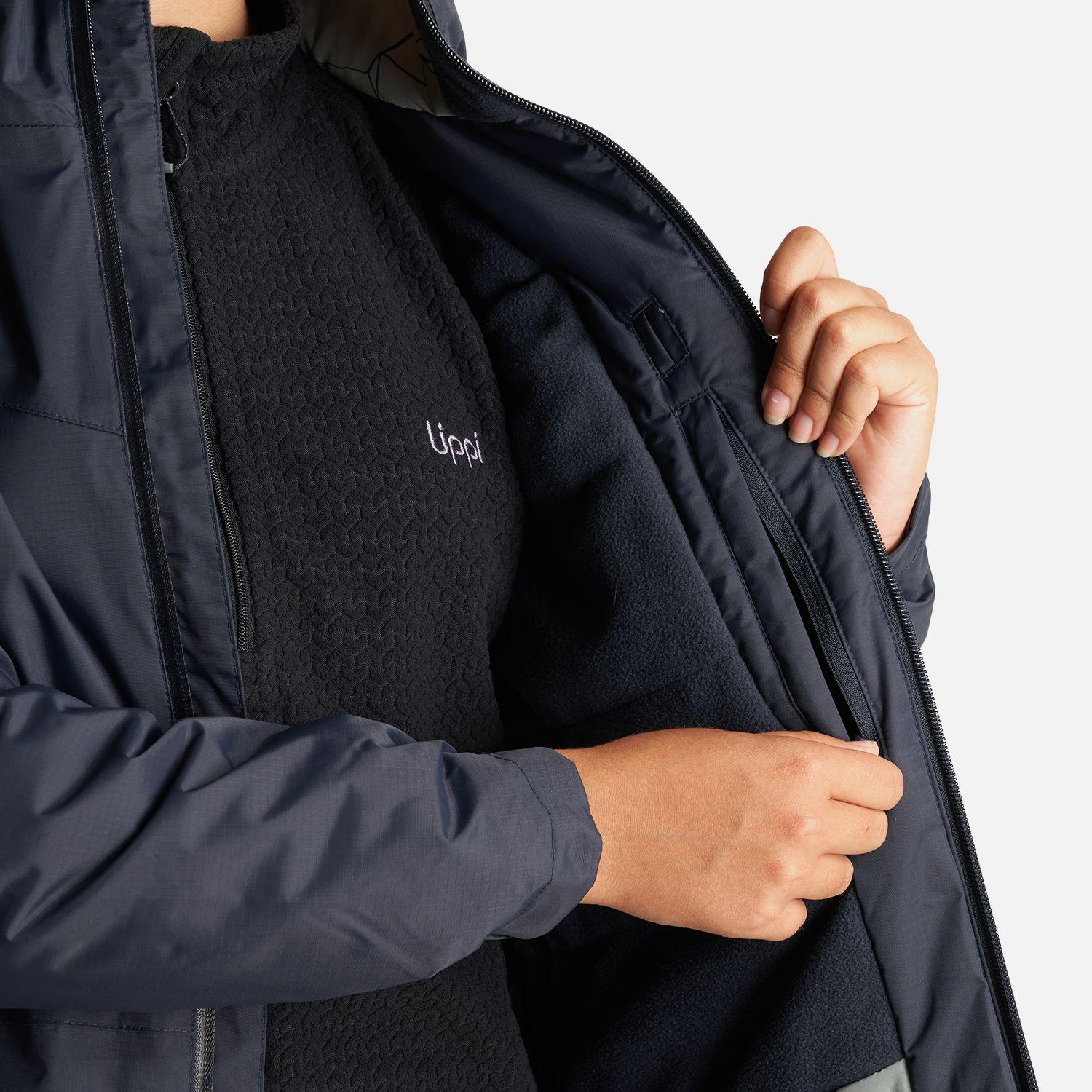 Chaqueta Teen Girl Cold Place B-Dry Hoody Jacket Azul Marino Lippi I23-5