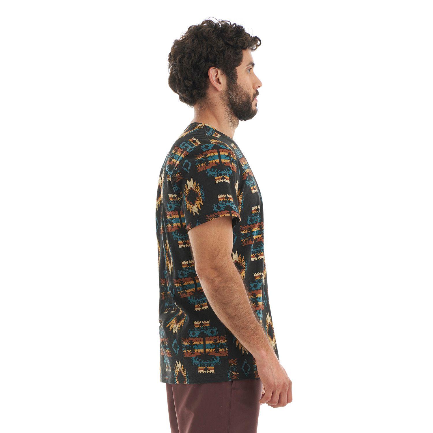 Polera Hombre Azteca Grafito Haka Honu-3