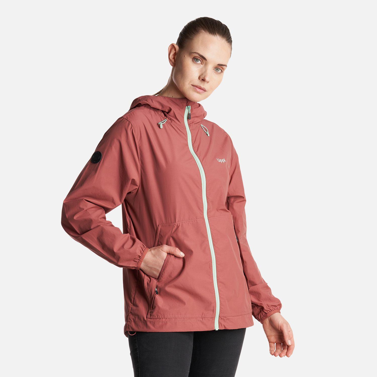 Chaqueta Mujer  WindLand  WindBreaker Hoody Jacket Rosa Oscuro Lippi-2