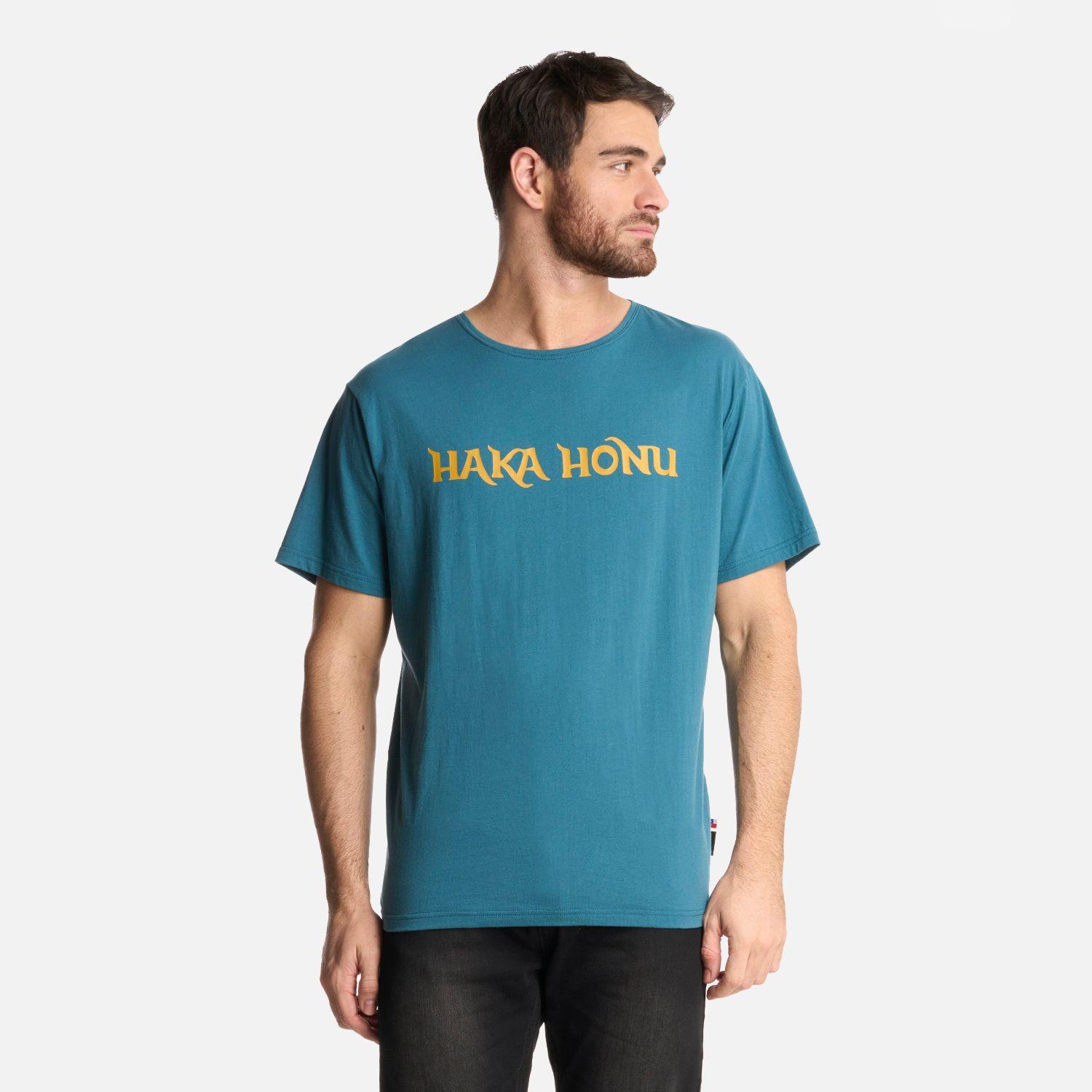 Polera Hombre Logo Petroleo Haka Honu-0