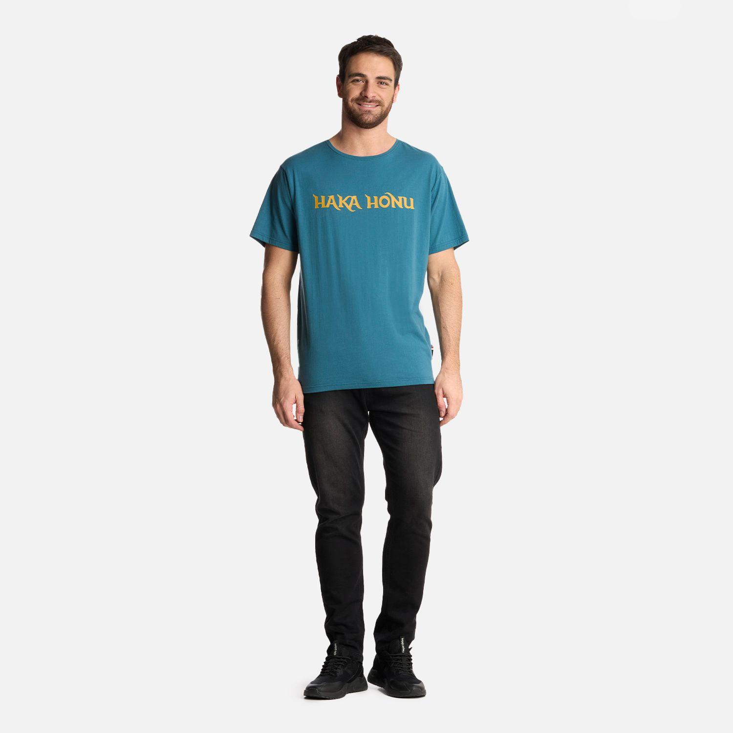 Polera Hombre Logo Petroleo Haka Honu-4