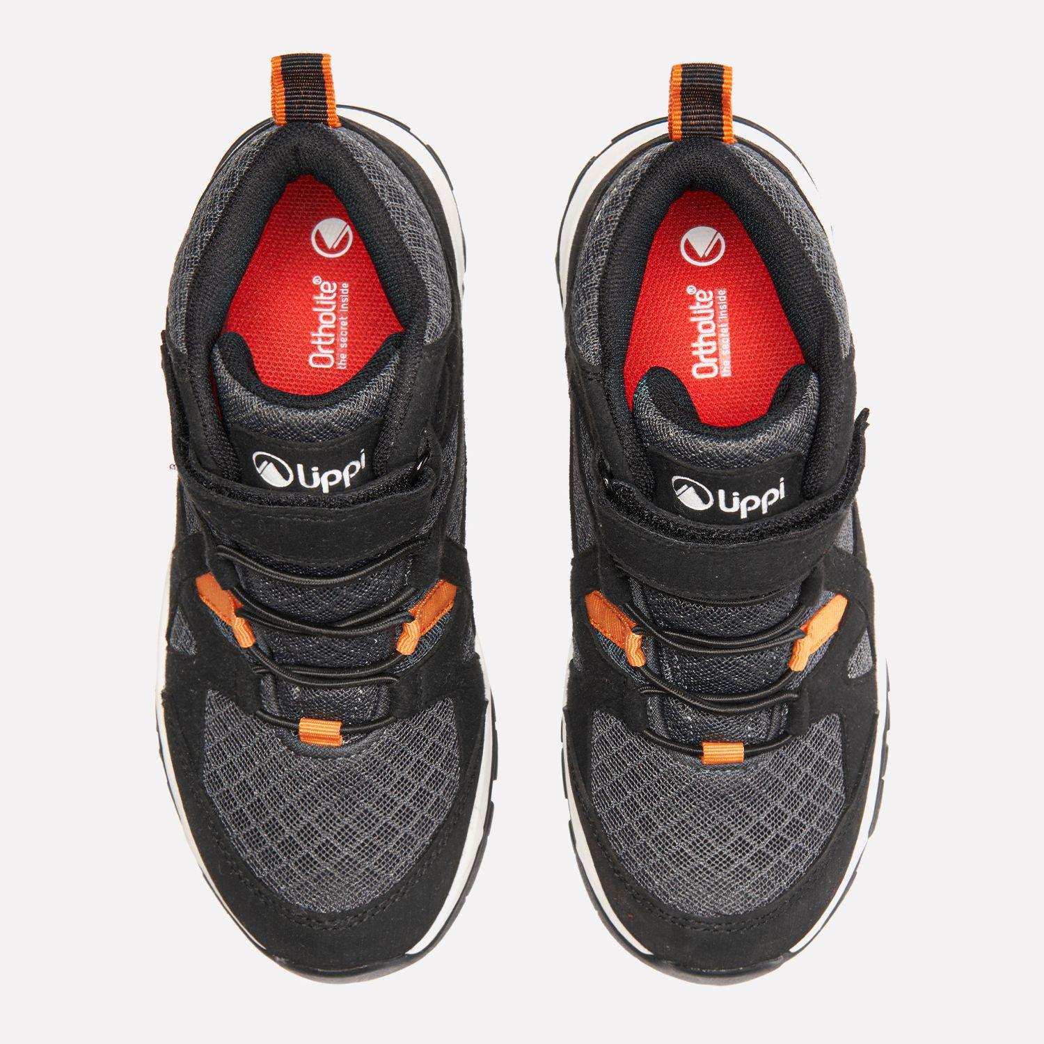 Botín Niño Tellus Mid Kids Negro Lippi-5