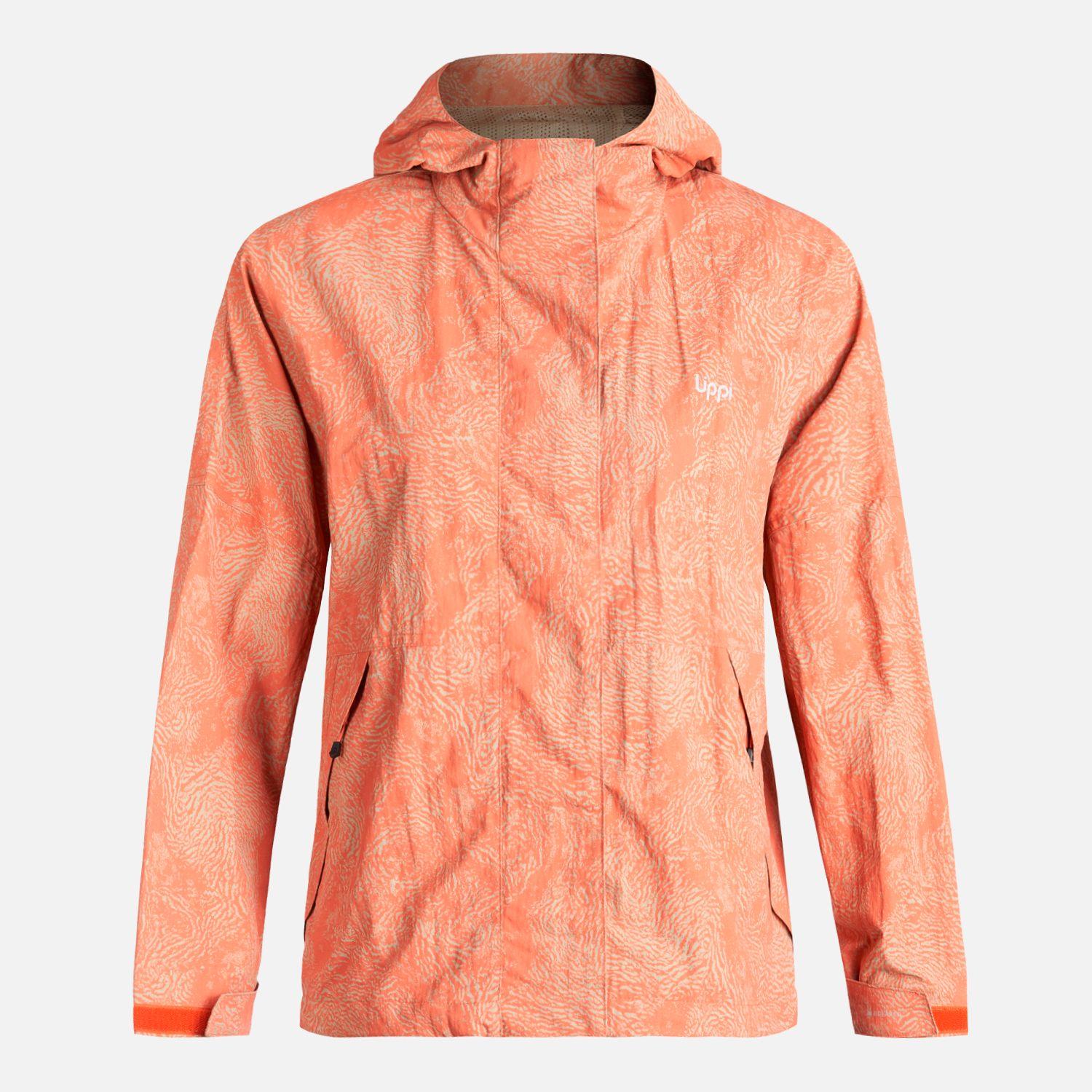 Chaqueta Mujer  CityMe WindBreaker Hoody Jacket Print Salmon Lippi-0