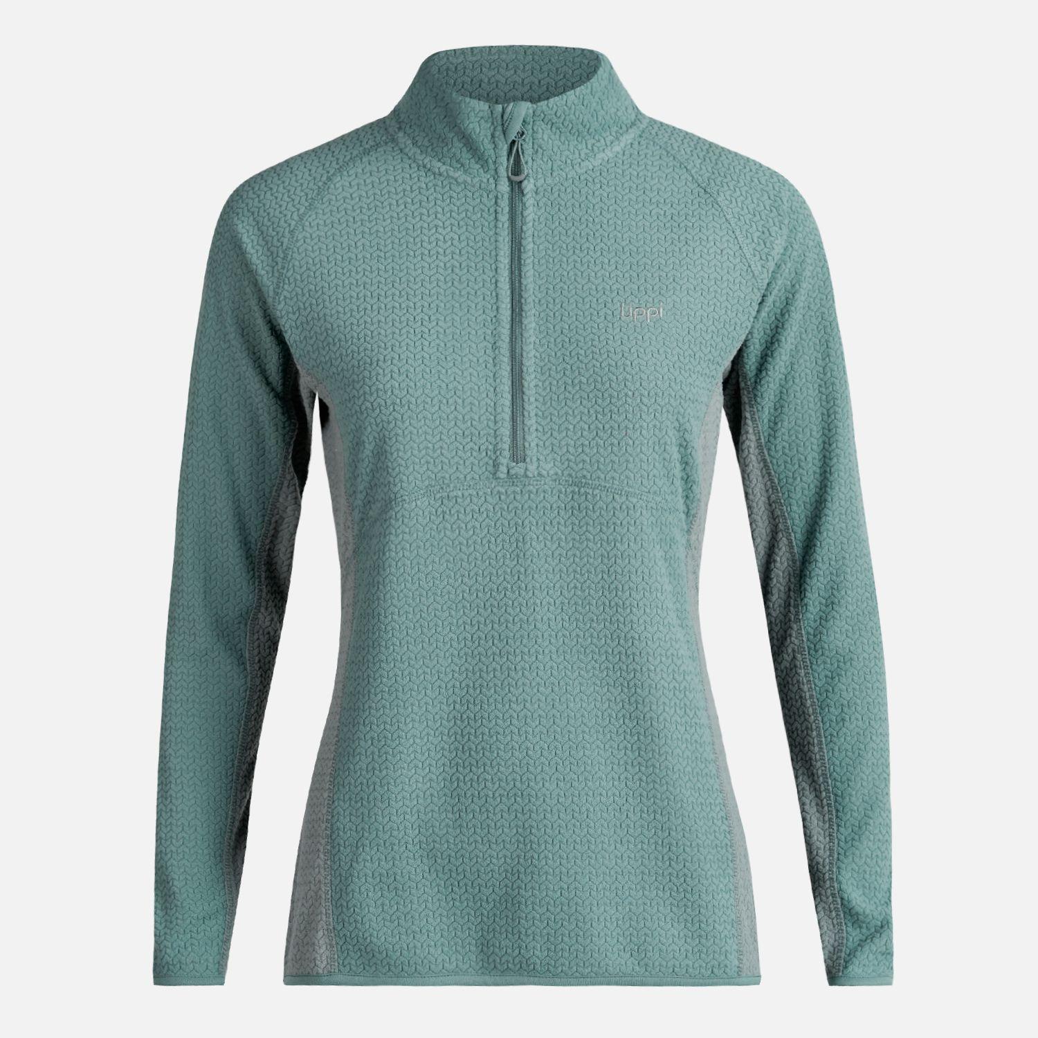 Poleron Mujer Jacaranda Nano-F 14 Zip Jade Oscuro Lippi I23-0