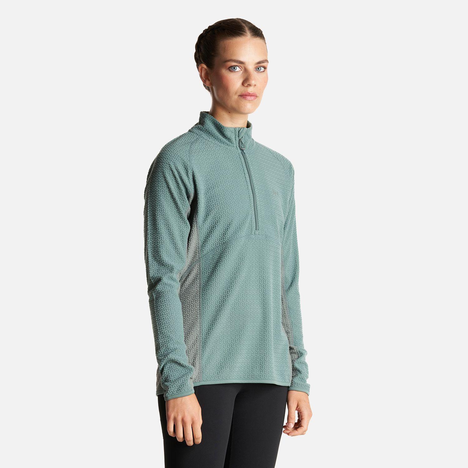 Poleron Mujer Jacaranda Nano-F 14 Zip Jade Oscuro Lippi I23-2