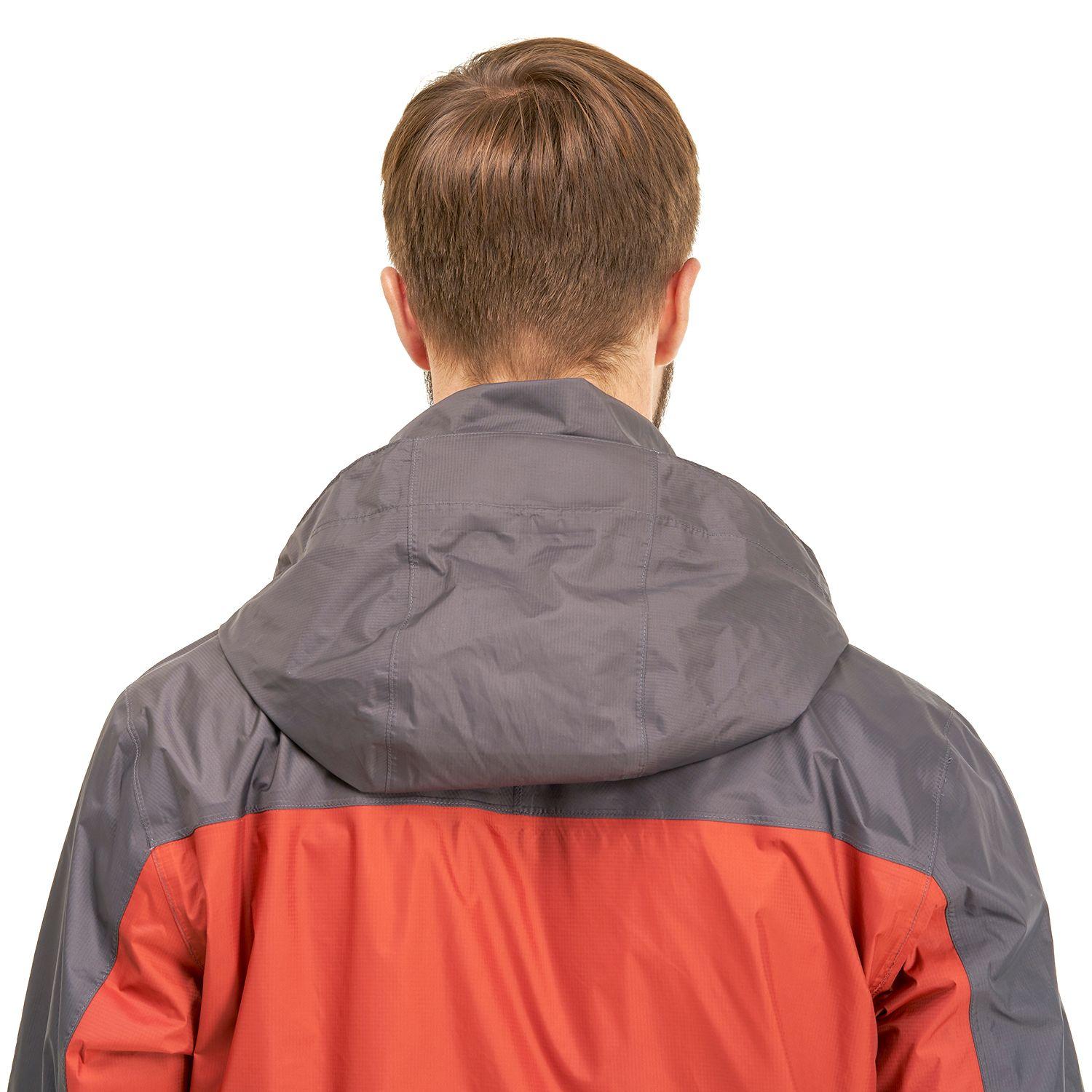 Chaqueta Hombre Abyss B-Dry Hoody Jacket Terracota / Gris Oscuro Lippi-6