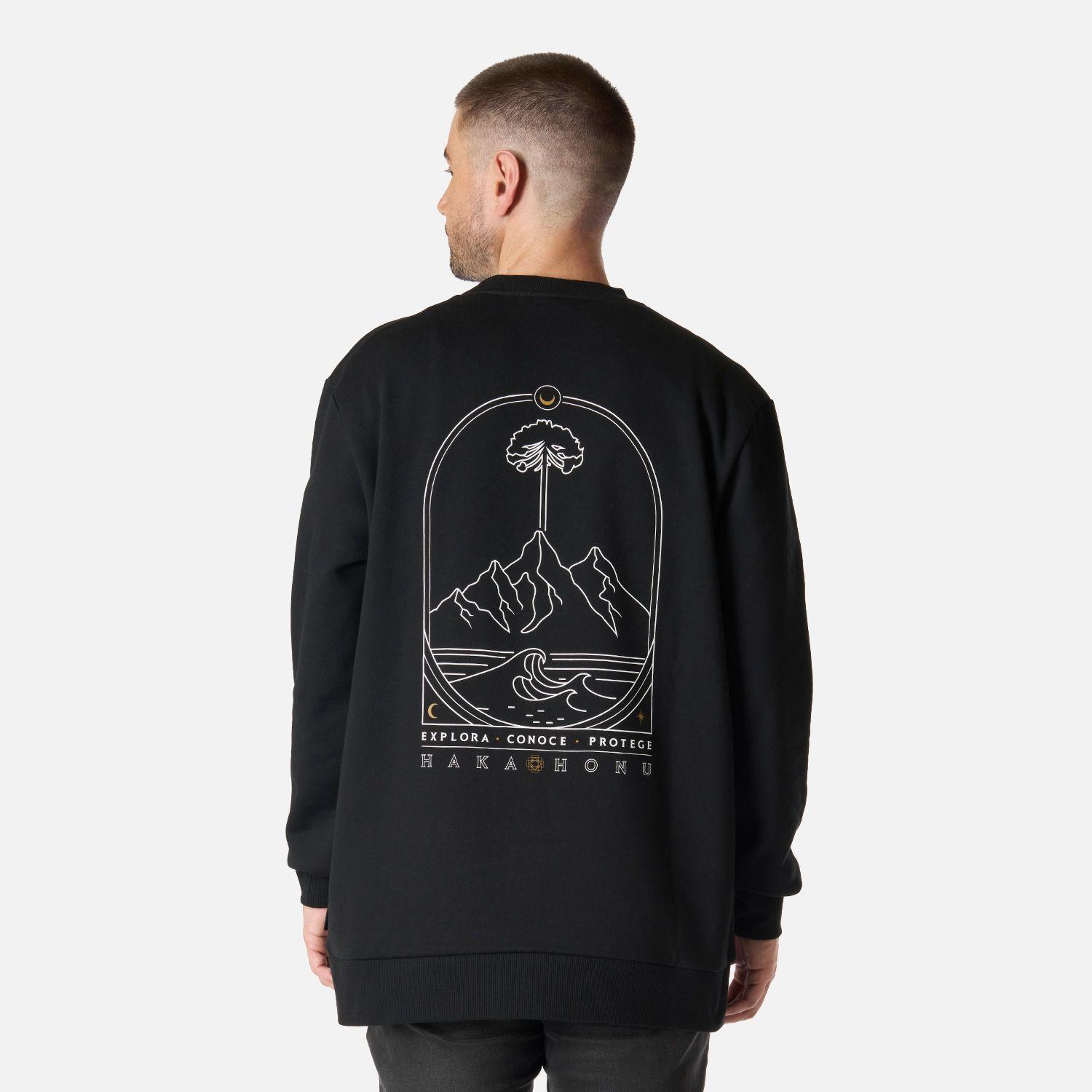 Polerón Hombre Peliculyon Negro Haka Honu-2