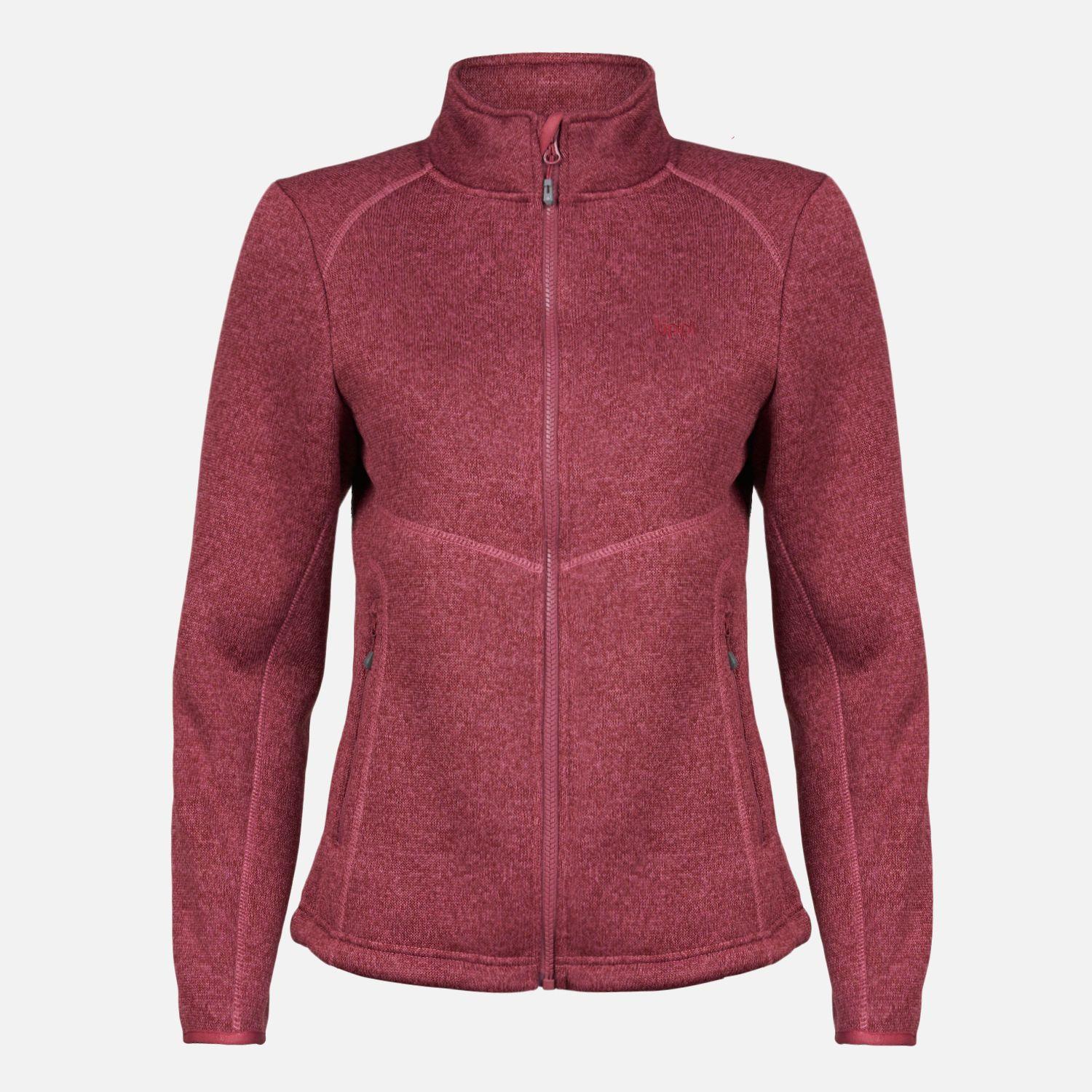 Polar Mujer Sense Blend-Pro Jacket Melange Red Lippi-0