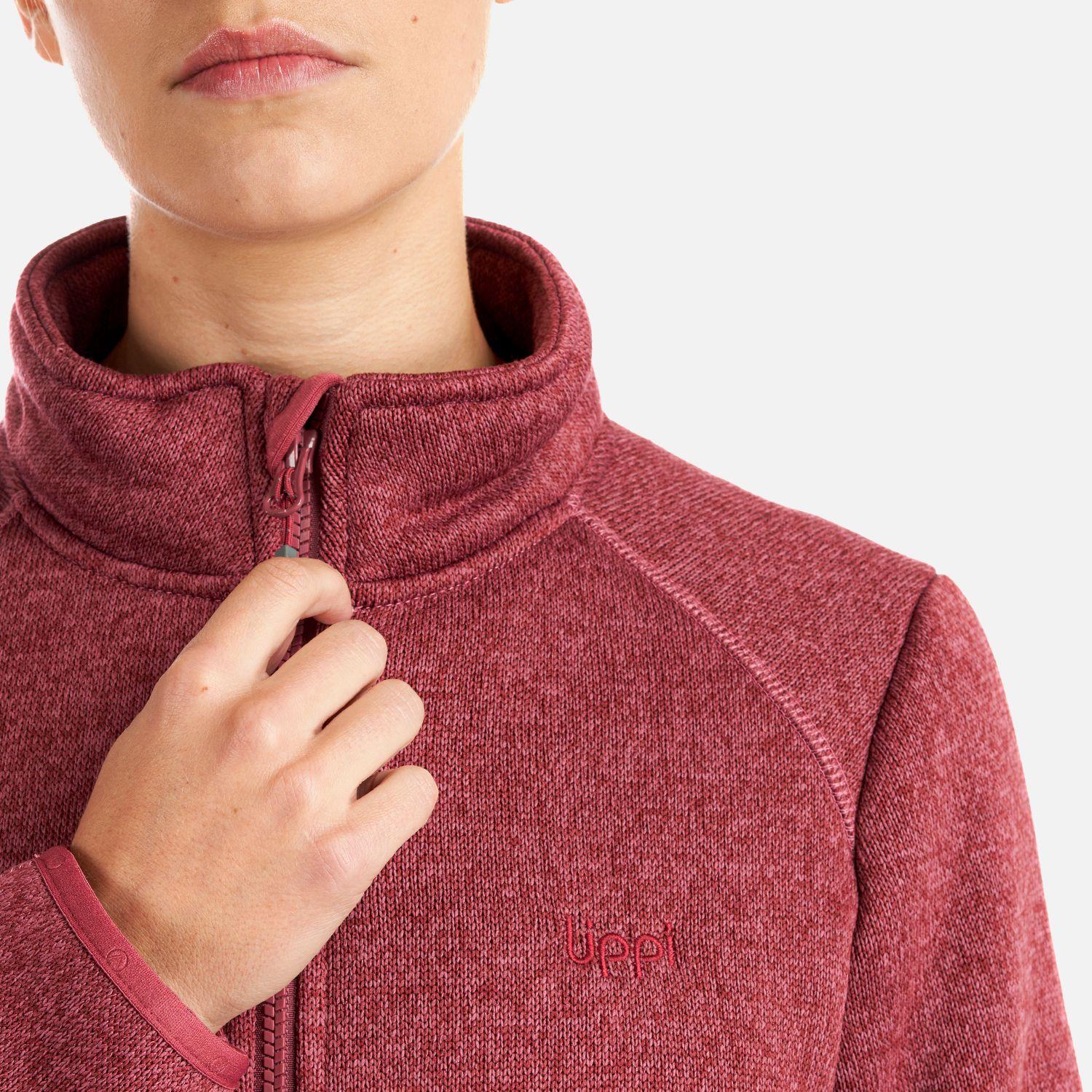 Polar Mujer Sense Blend-Pro Jacket Melange Red Lippi-5