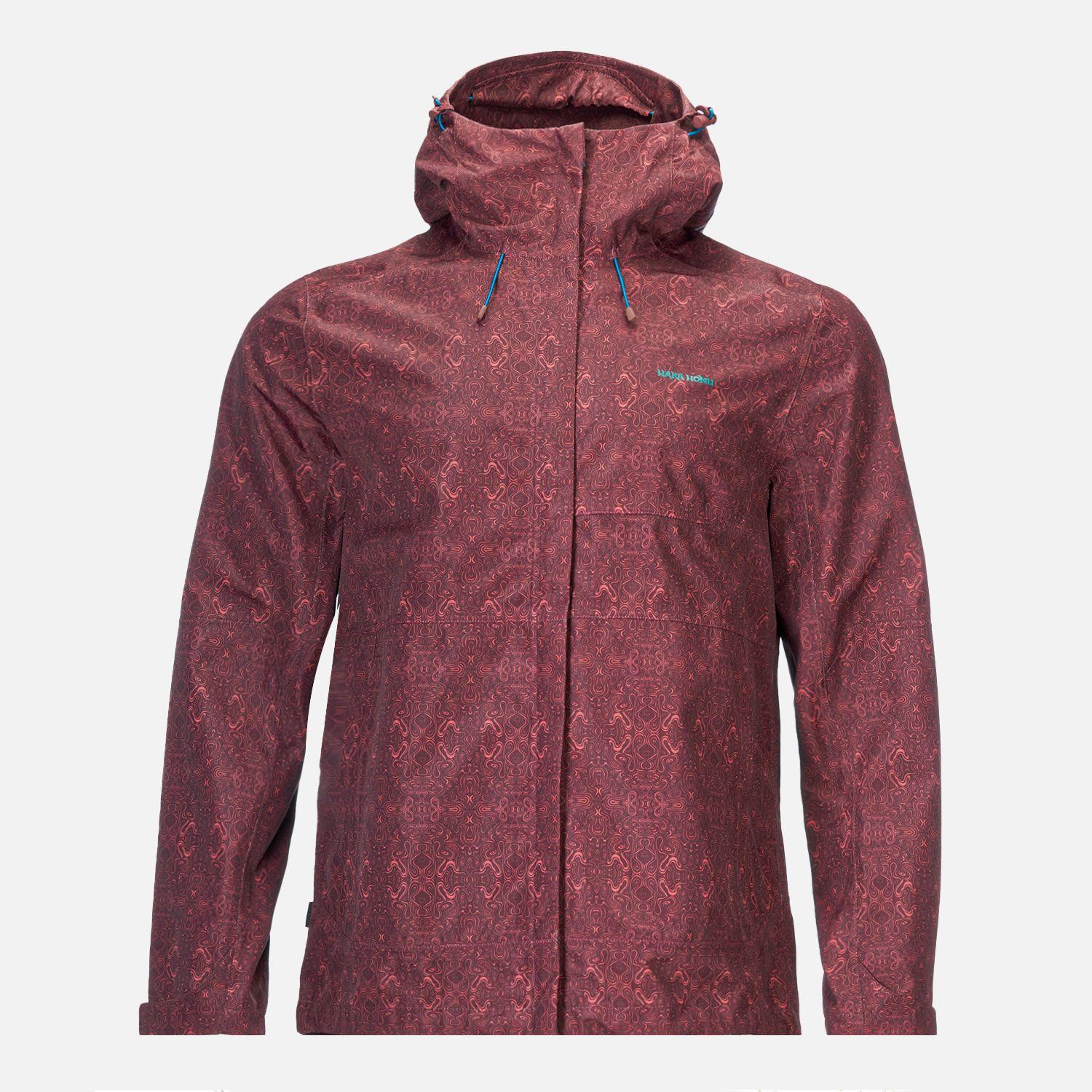 Chaqueta Hombre Agua-zero Print Vino Haka Honu-0