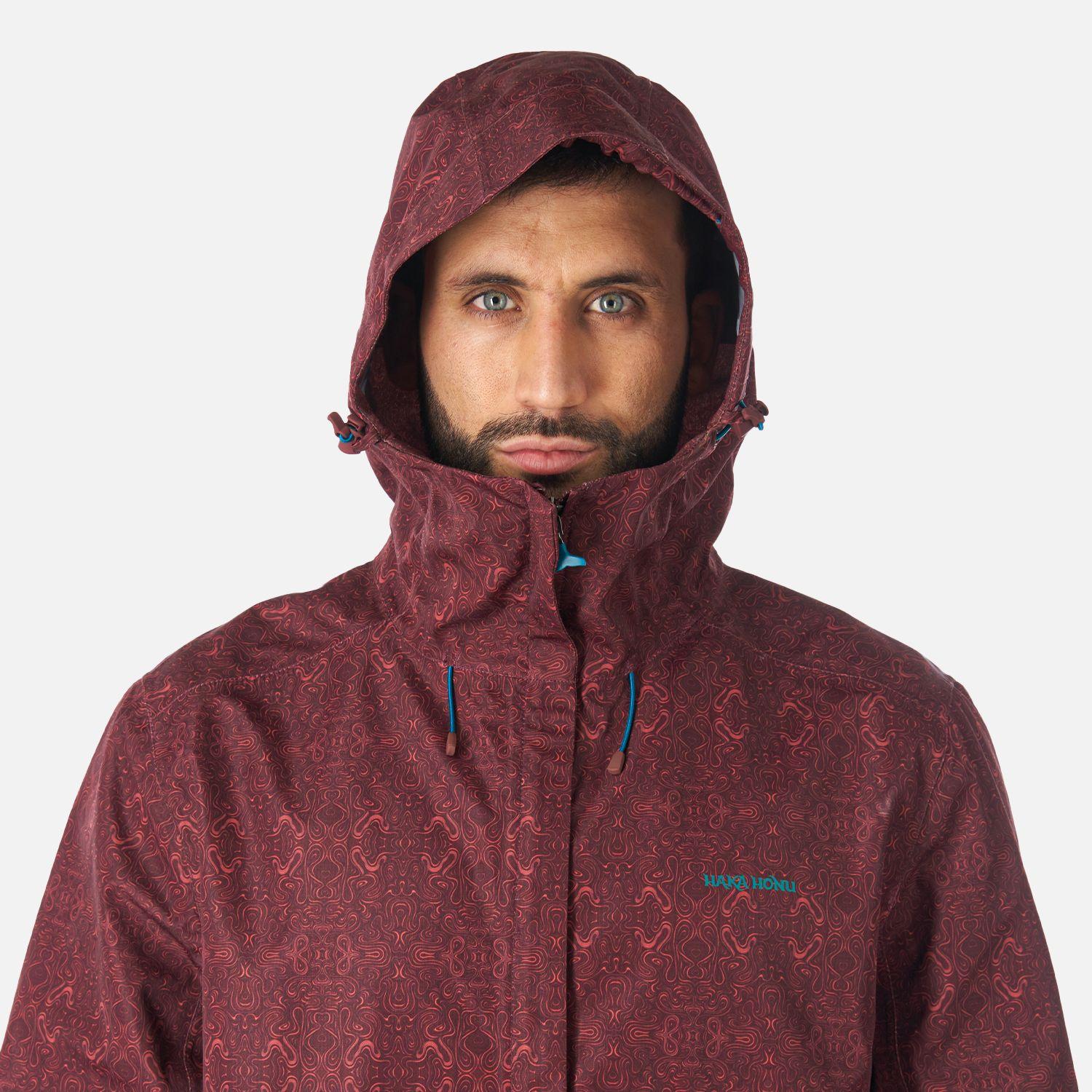 Chaqueta Hombre Agua-zero Print Vino Haka Honu-3