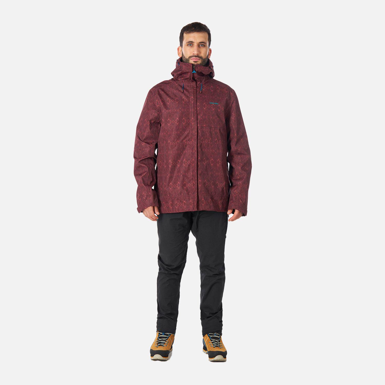 Chaqueta Hombre Agua-zero Print Vino Haka Honu-5