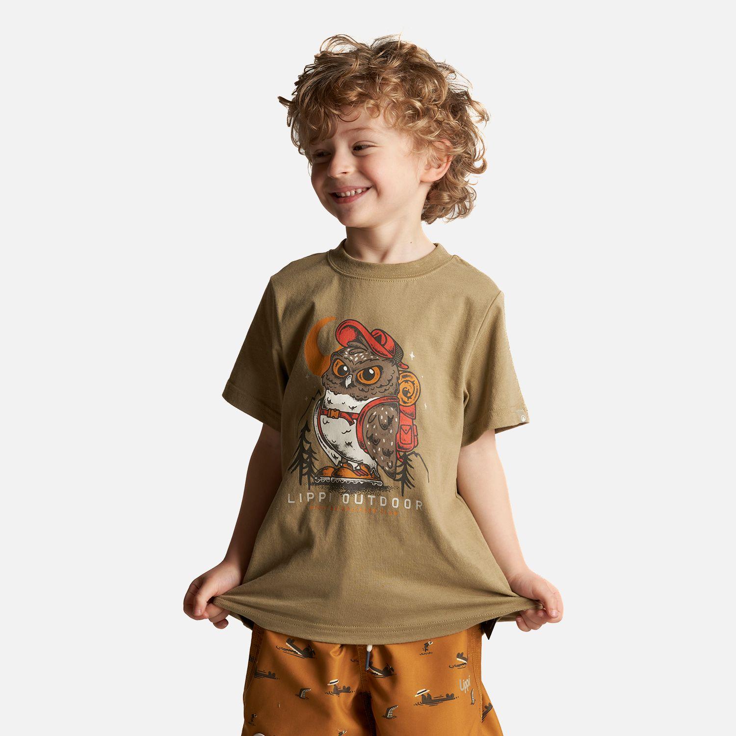 Polera Niño Country T-Shirt Oliva Lippi-1