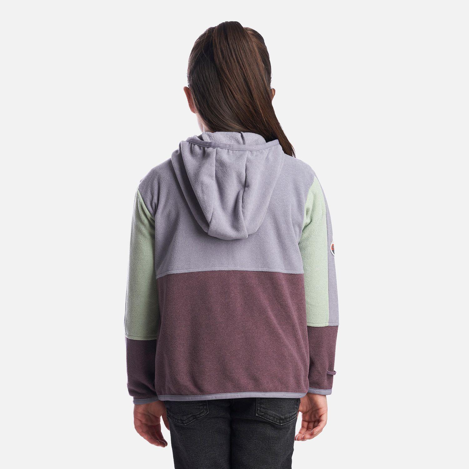 Poleron Niña FirePlace Hoody Sweatshirt Morado Claro Lippi-3
