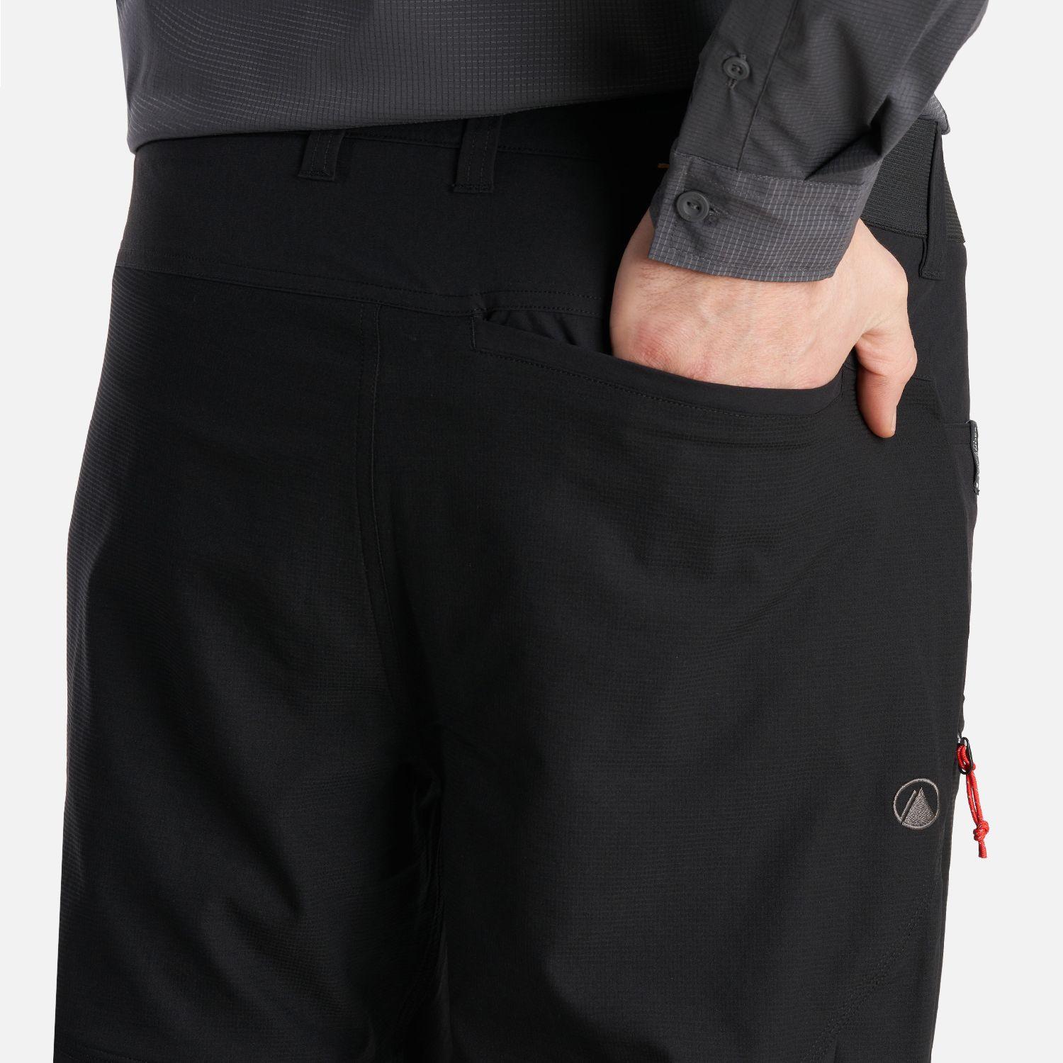 Pantalon Hombre Lennox Q-Dry Slim Fit Pants Negro Lippi V24-6