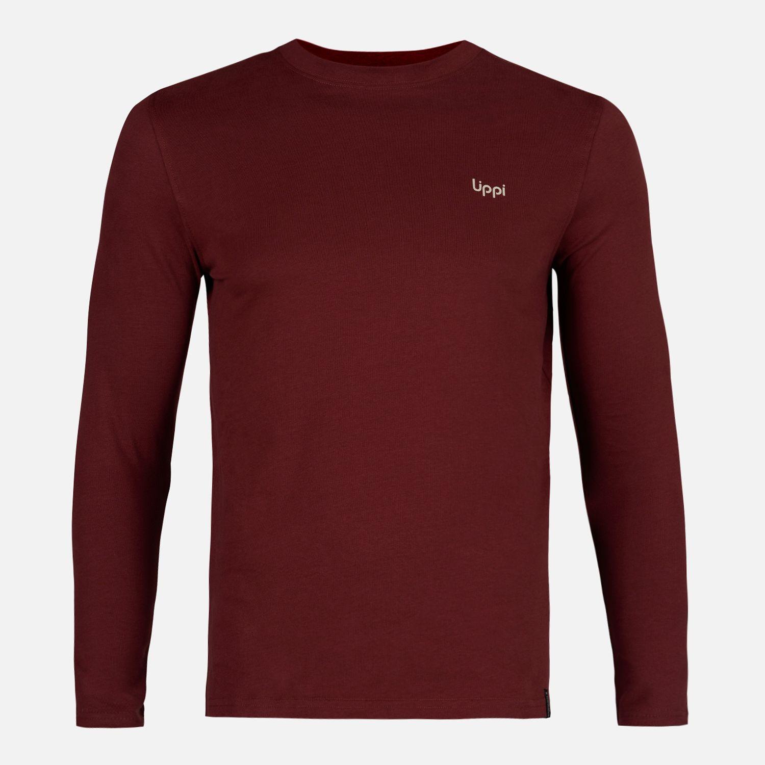 Polera Teen Boy Mountain Long Sleeve T-Shirt Burdeo Lippi-0