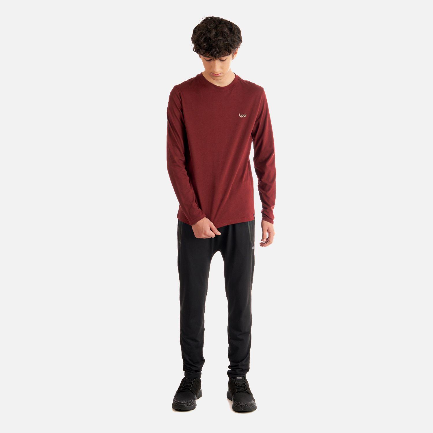 Polera Teen Boy Mountain Long Sleeve T-Shirt Burdeo Lippi-5