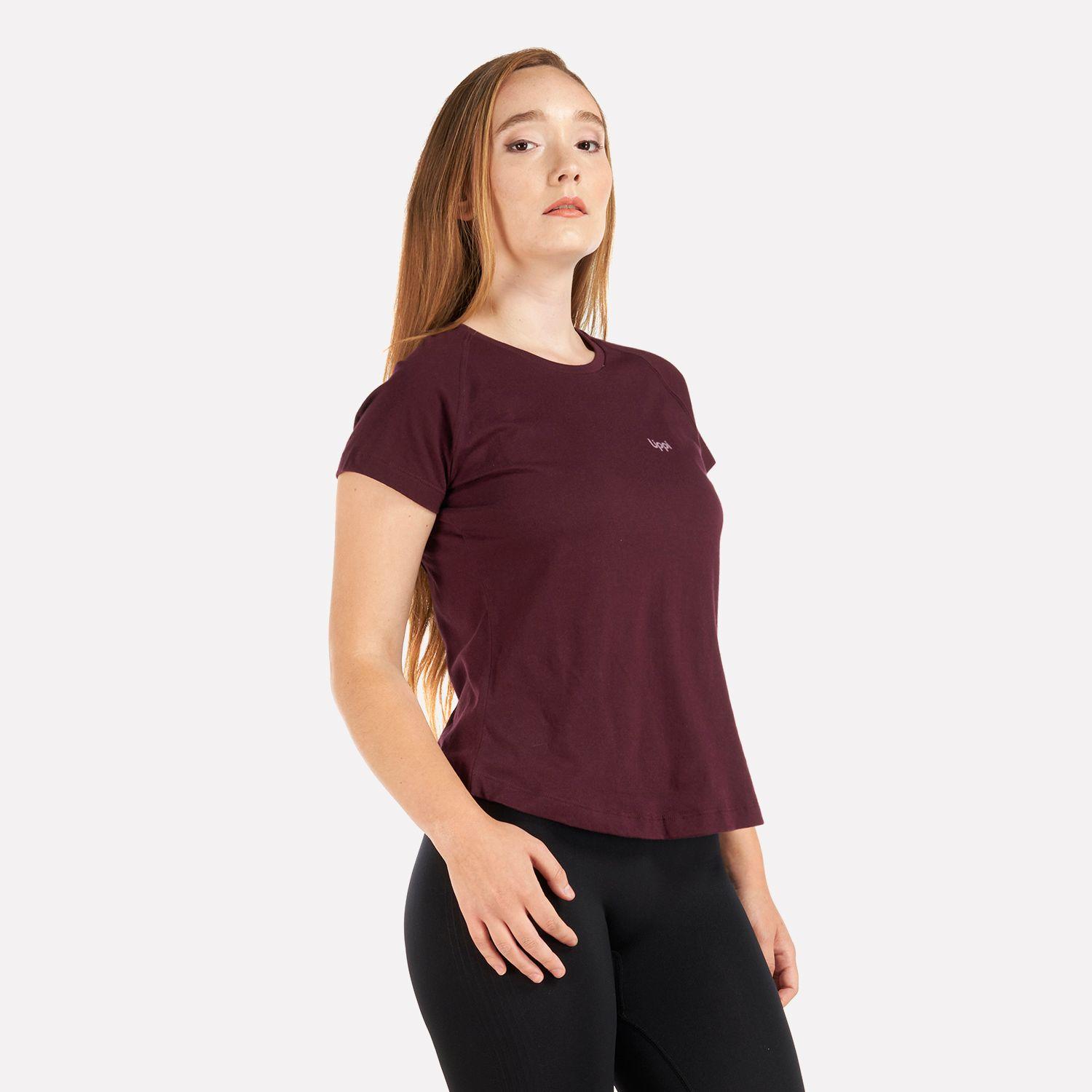 Polera Mujer Crossback Organic T-Shirt Vino Lippi-2