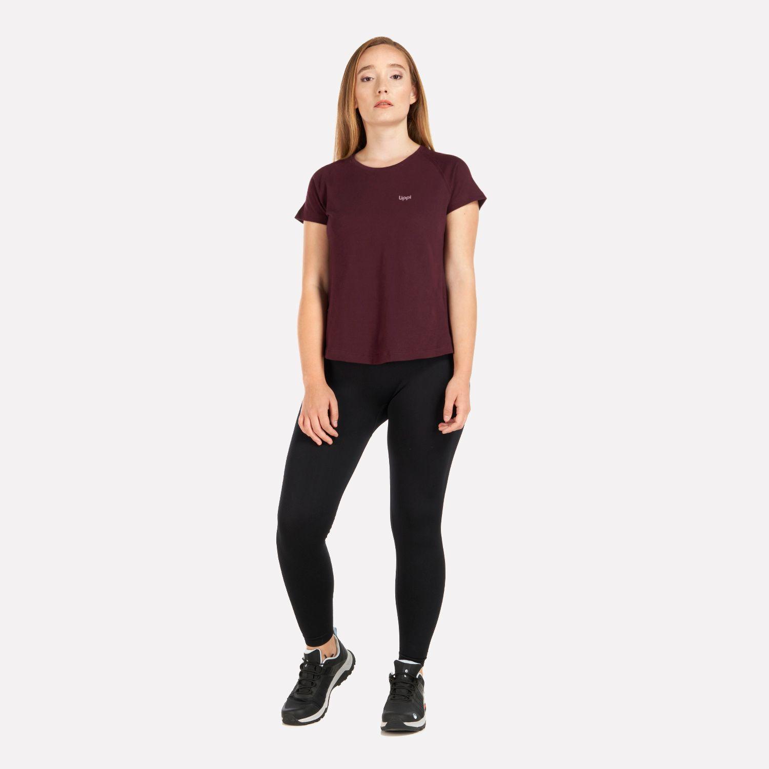 Polera Mujer Crossback Organic T-Shirt Vino Lippi-7