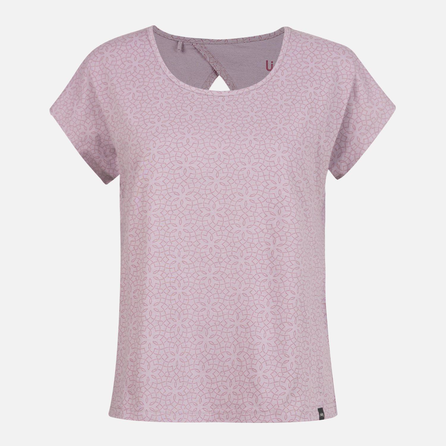 Polera Mujer Essential UV-Stop T-Shirt Malva Lippi V23-0